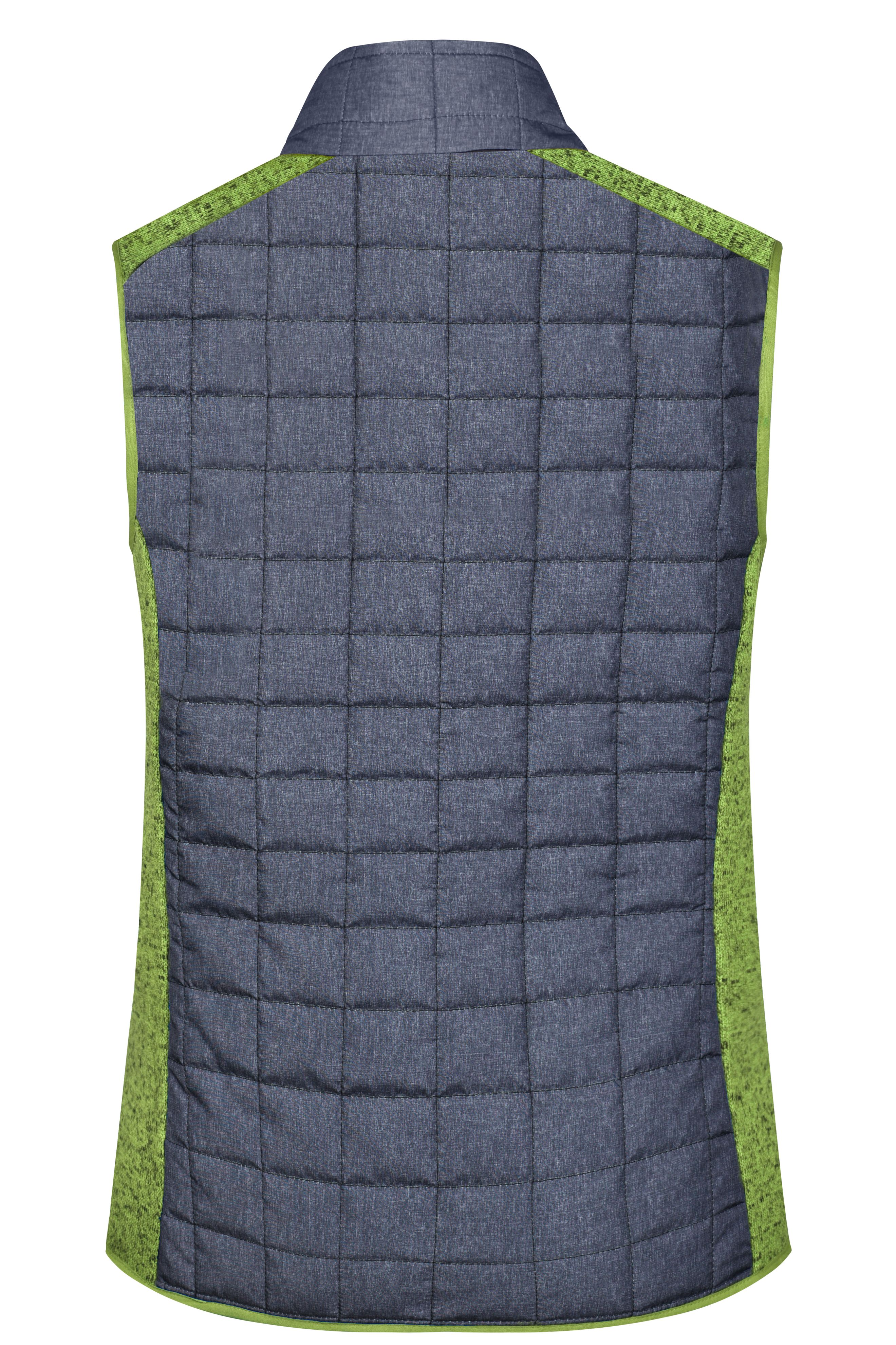 Ladies' Knitted Hybrid Vest JN739 Weste im stylischen Materialmix