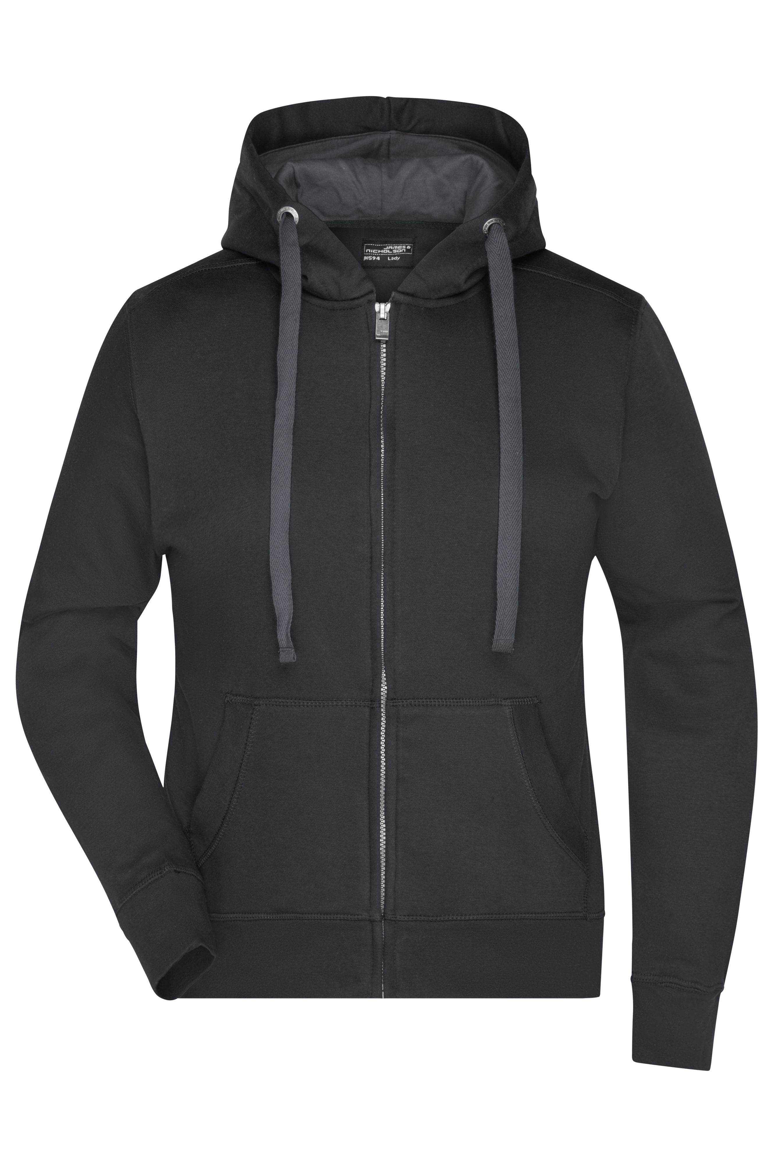 Ladies' Hooded Jacket JN594 Premium Sweat-Jacke mit Bionic®-Finish