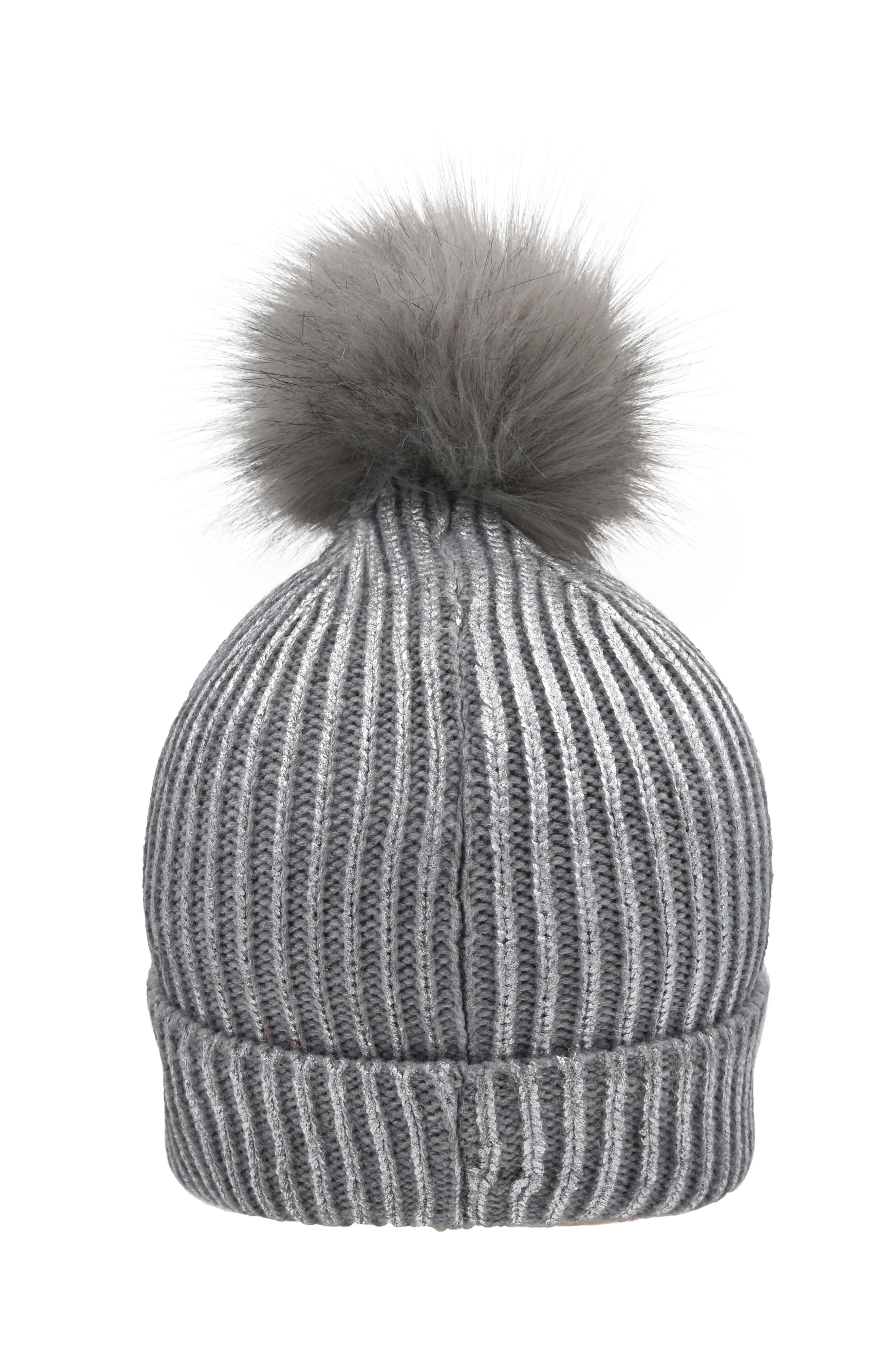 Ladies' Metallic Beanie MB7143 Strickmütze im modischen Metallic Look