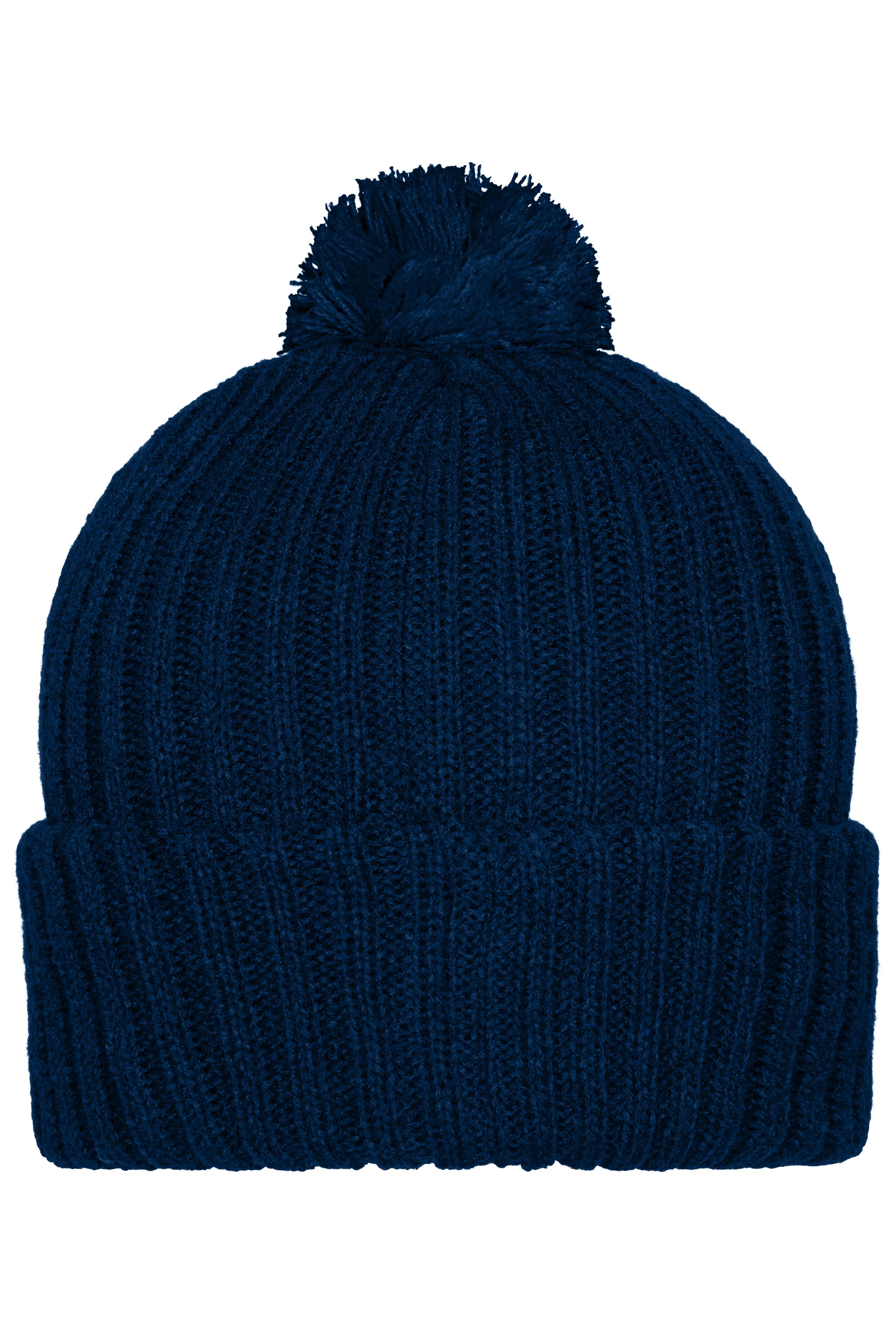 Knitted Cap with Pompon MB7540 Trendige Pomponmütze in vielen Farben