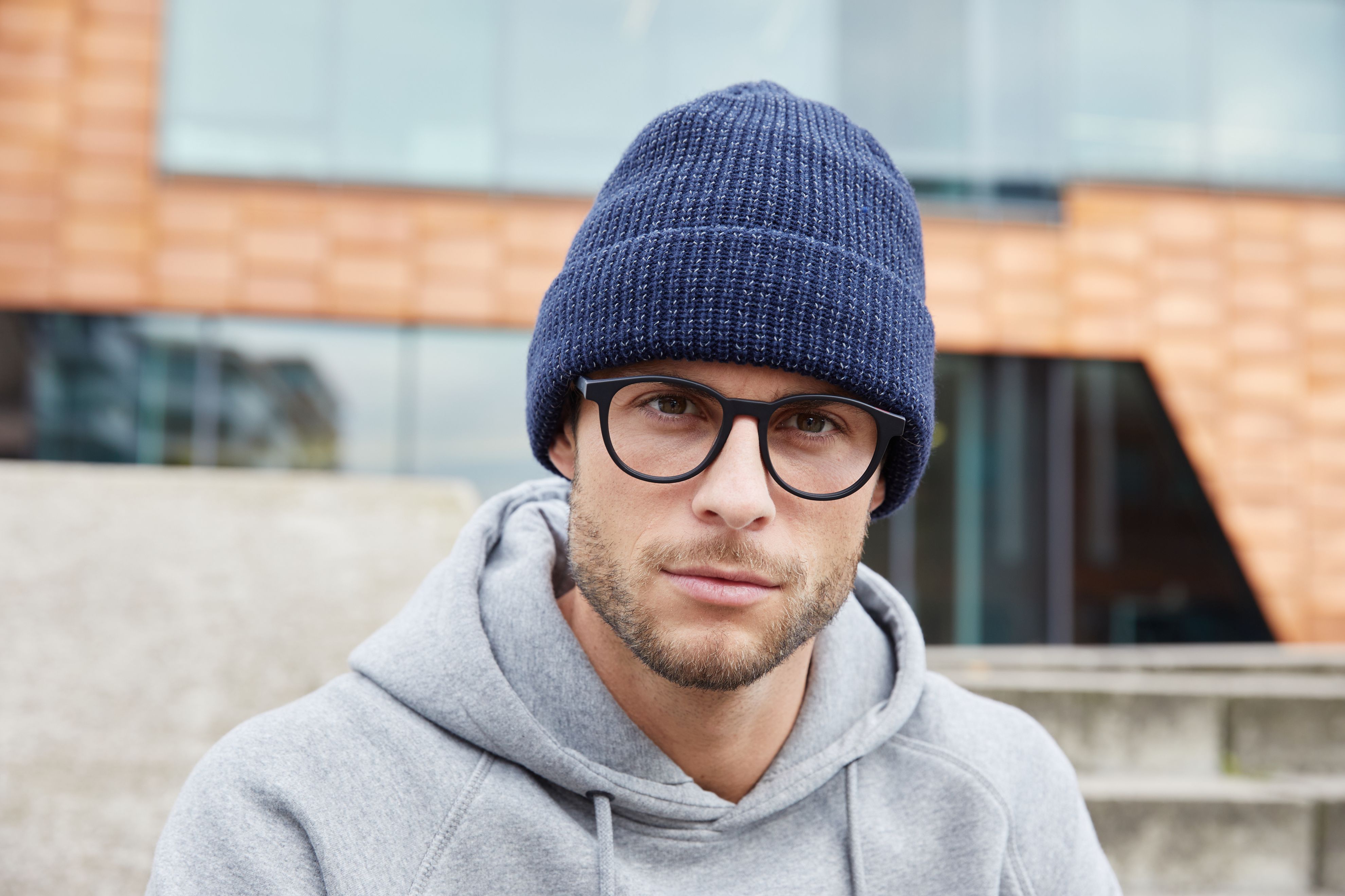 Reflective Winter Beanie MB7142 Wärmende Strickmütze mit reflektierenden Akzenten (ohne Schutzfunktion/ keine PSA)