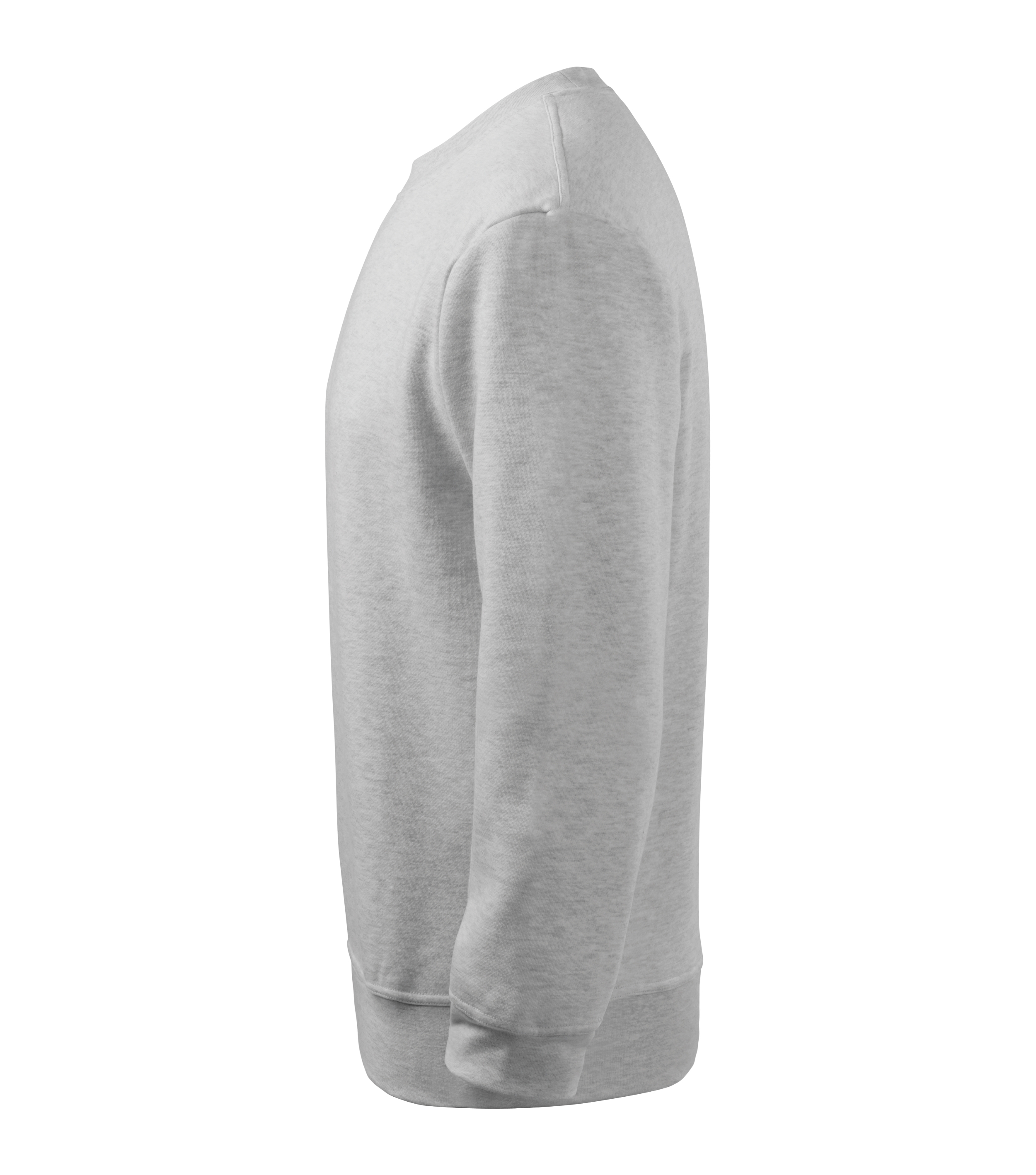 Sweatshirt für Herren und Kinder -  ESSENTIAL 406 - Ärmelmanschetten und Kragensaum - Pullover oder Sweater ohne Kapuze  für Männer Jungen und Mädchen 