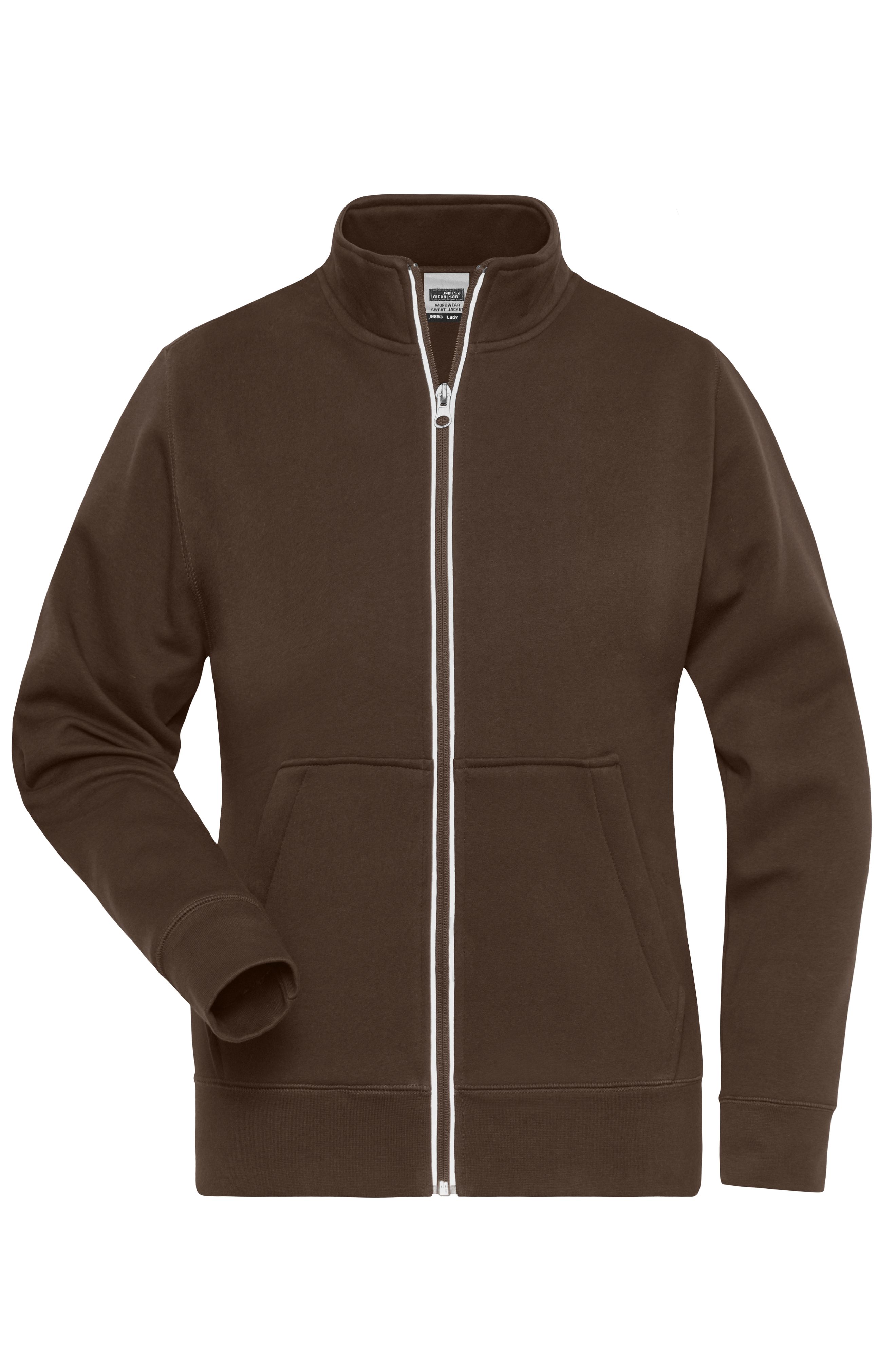 Ladies' Doubleface Work Jacket -  SOLID - JN1809 Funktionelle Jacke mit Stehkragen und Kängurutasche