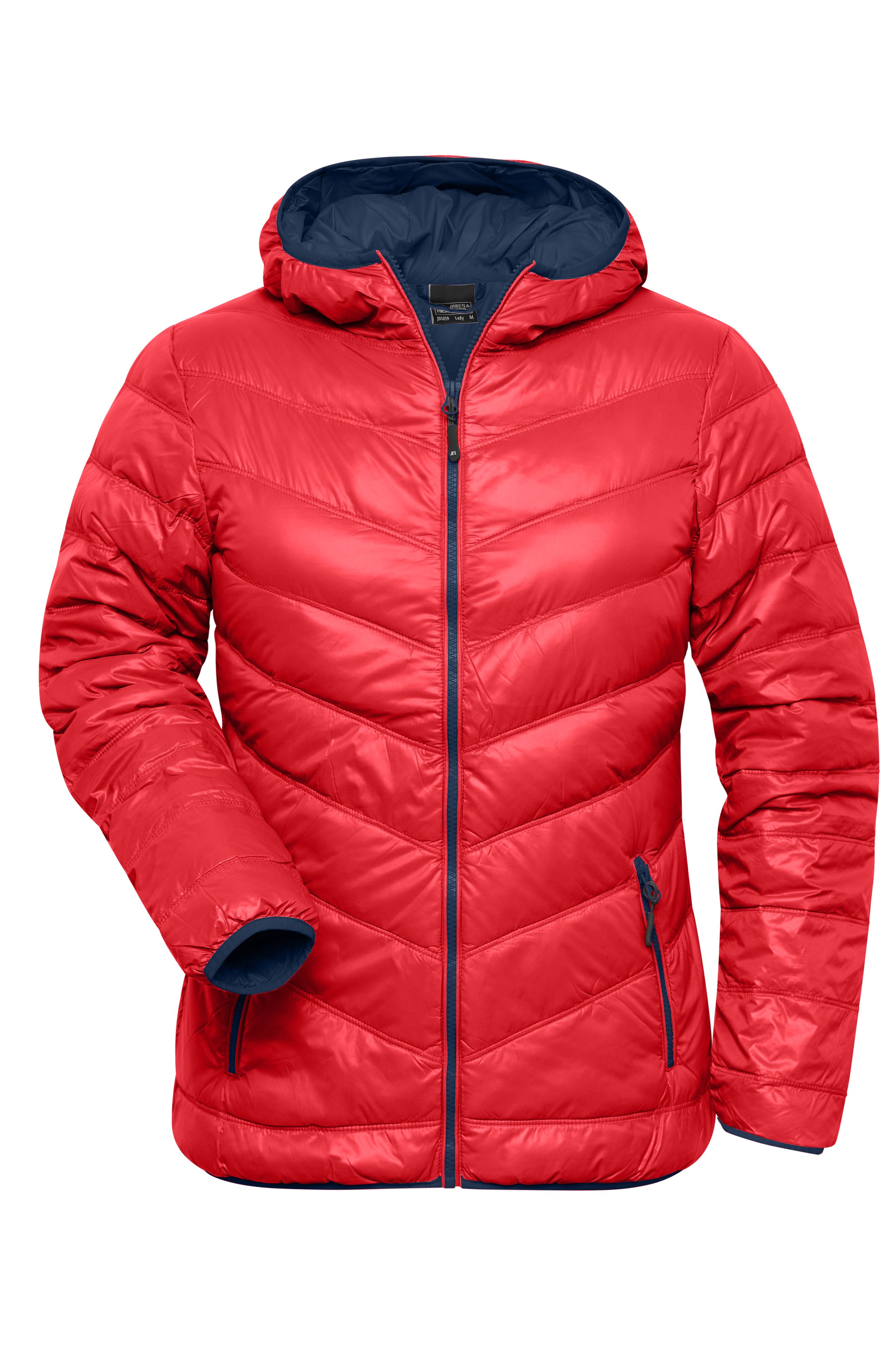 Ladies' Down Jacket JN1059 Ultraleichte Daunenjacke mit Kapuze in sportlichem Style