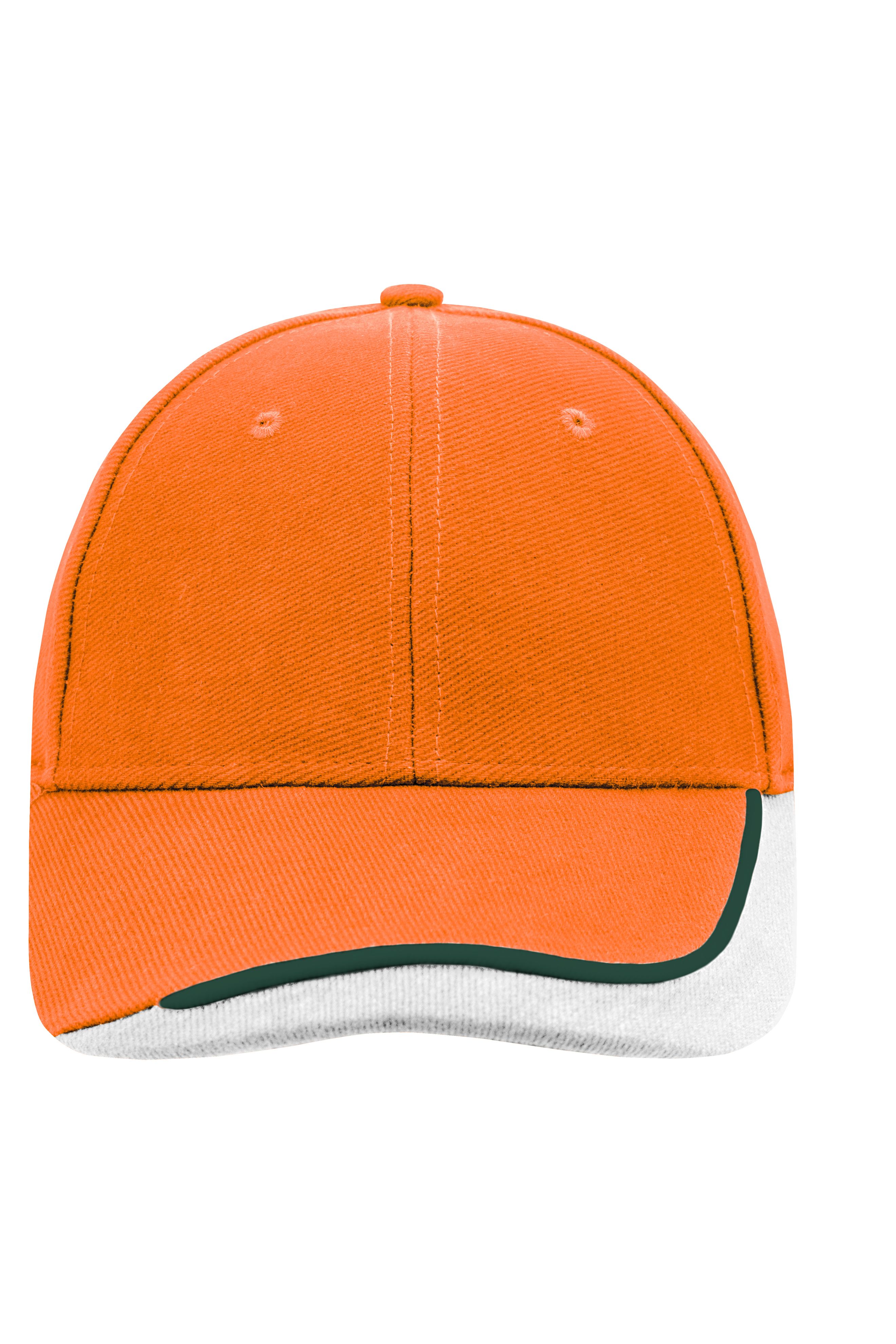 Half-Pipe Sandwich Cap MB049 6 Panel Cap mit extravaganter, dreifarbiger Sandwich-Lösung