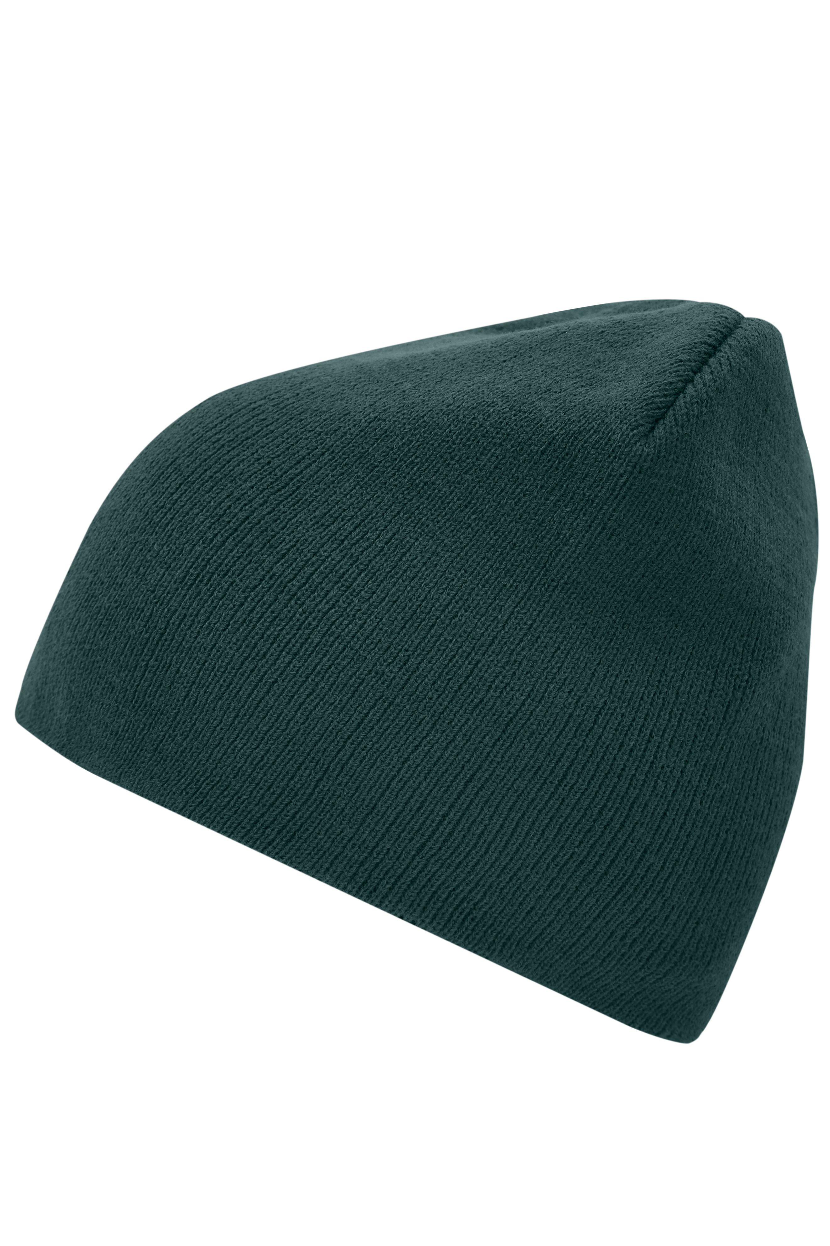 Beanie No.1 MB7580 Enganliegende Strickmütze ohne Umschlag