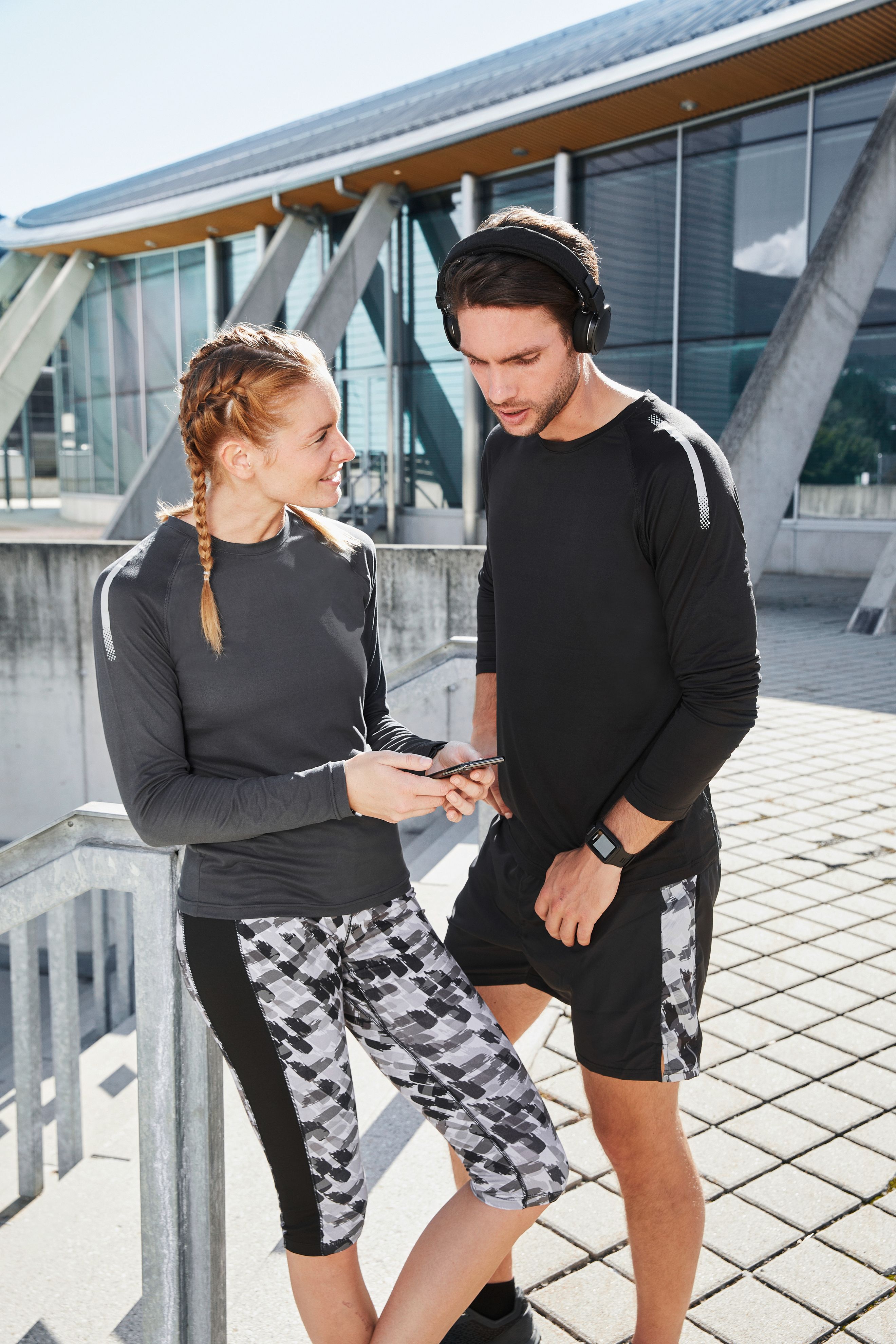 Ladies' Sports Shirt Long-Sleeved JN521 Langarm Funktions-Shirt aus recyceltem Polyester für Sport und Fitness