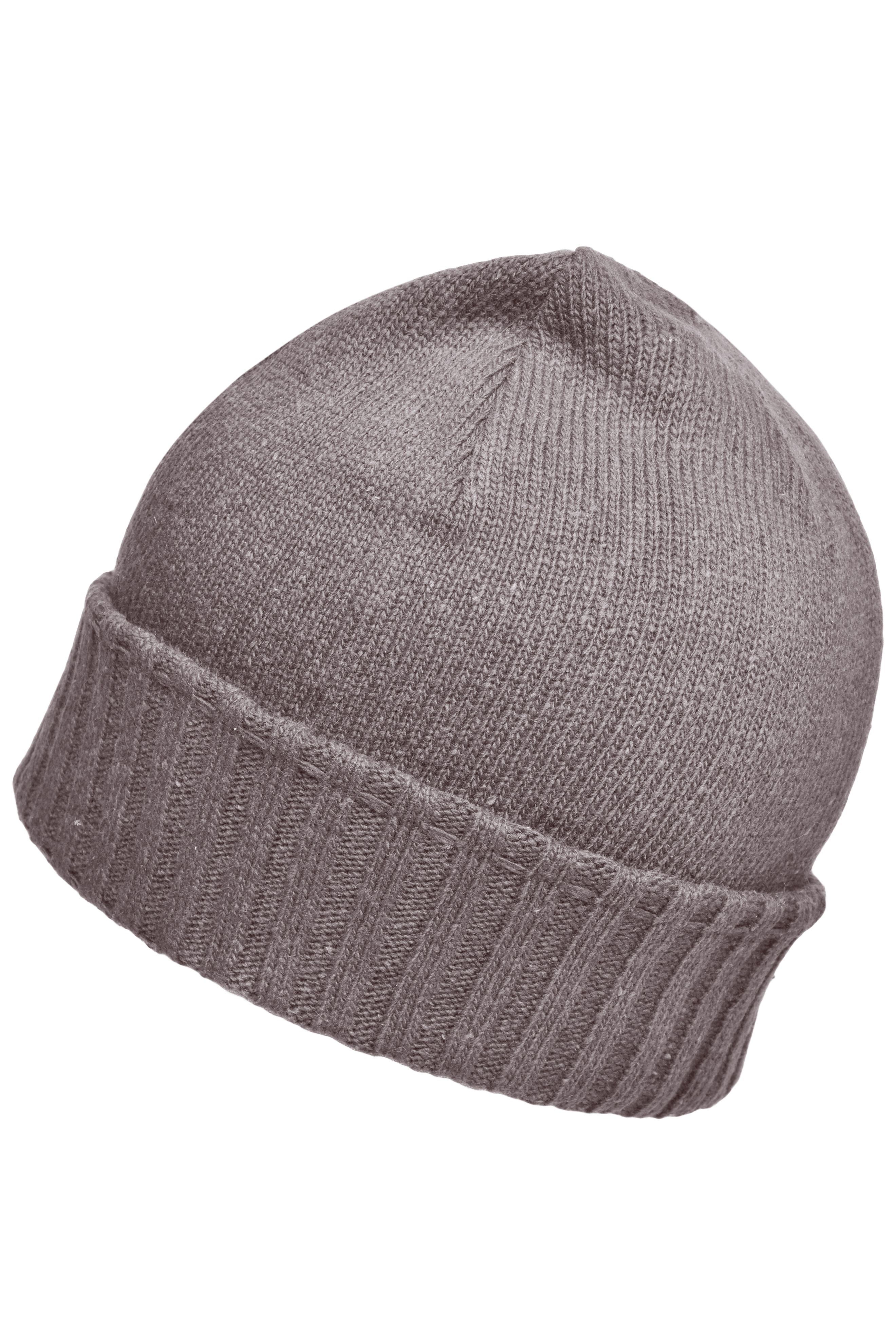 Melange Hat Basic MB7979 Elegante Strickmütze mit Krempe