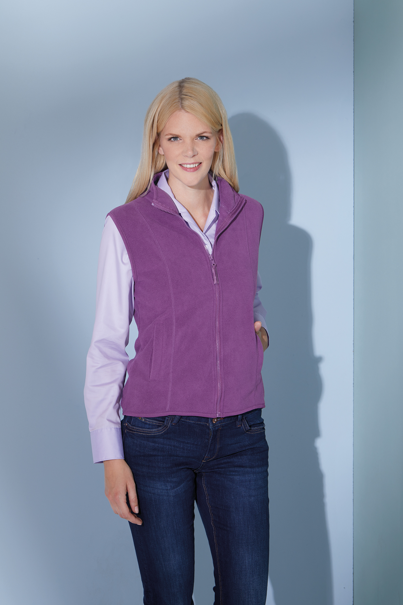 Girly Microfleece Vest JN048 Leichte Weste aus Microfleece