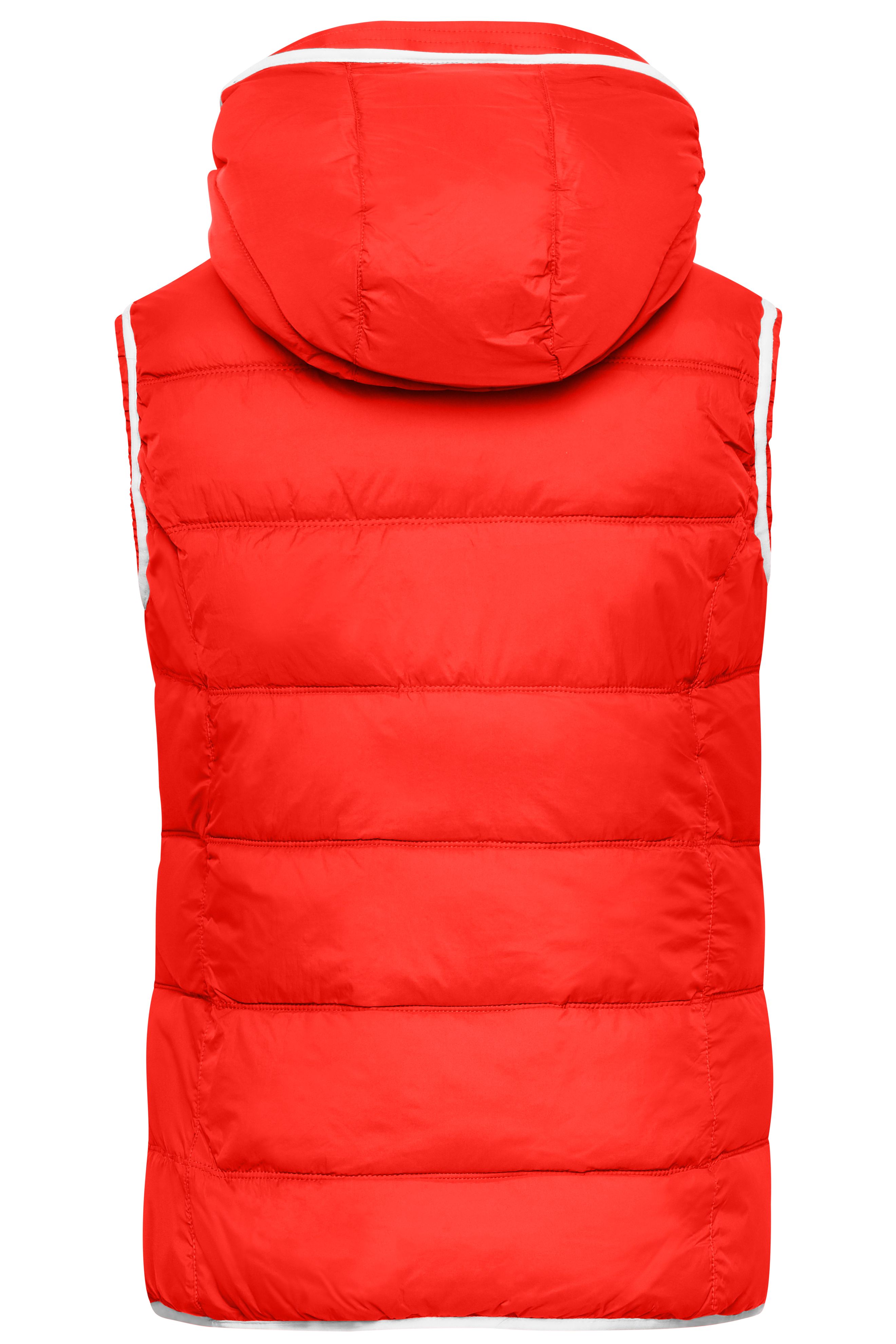 Ladies' Maritime Vest JN1075 Modische Steppweste mit angeschnittener Kapuze Ladies' Maritime Vest JN1075 Modische Steppweste mit angeschnittener Kapuze