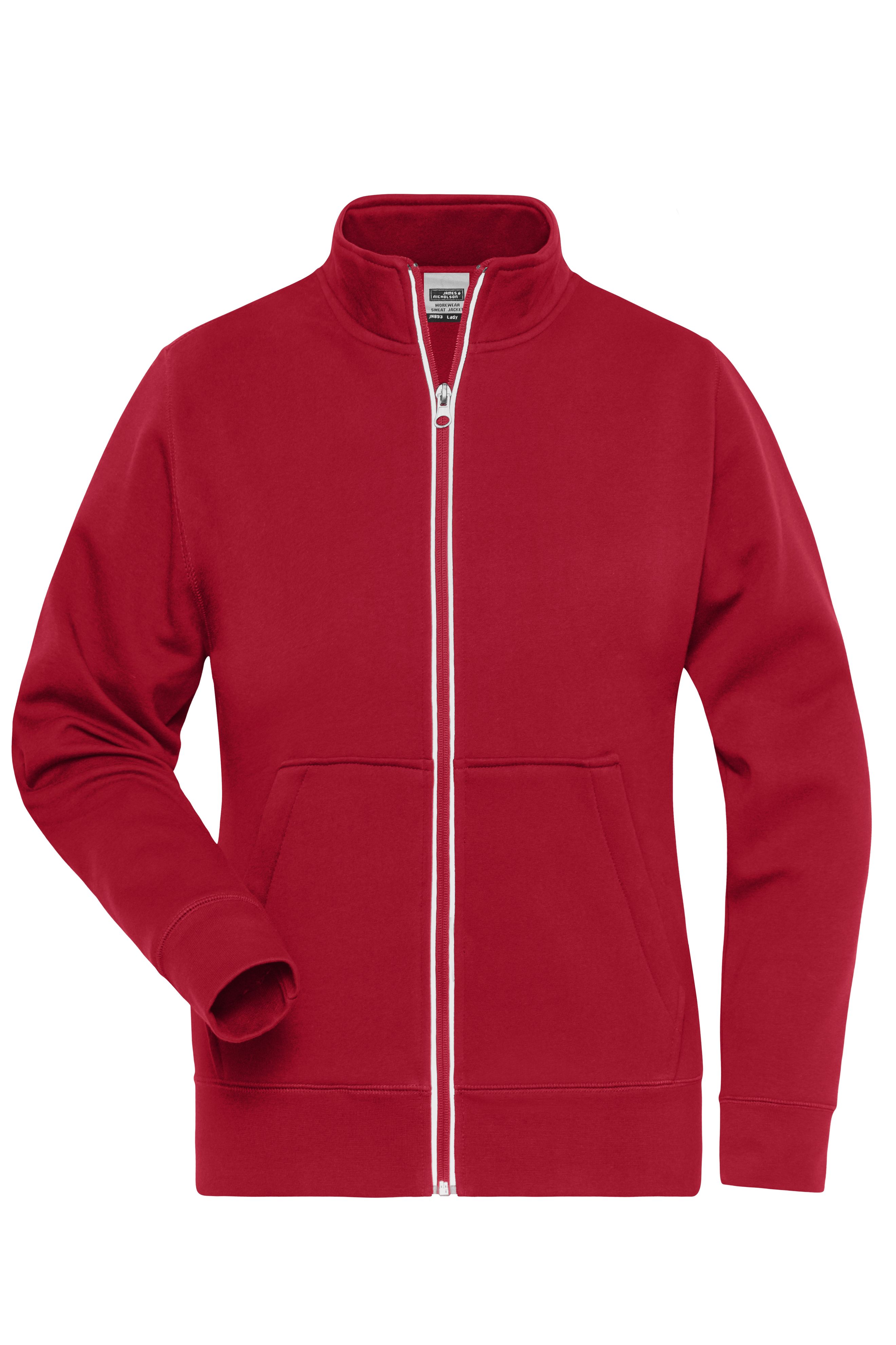 Ladies' Doubleface Work Jacket -  SOLID - JN1809 Funktionelle Jacke mit Stehkragen und Kängurutasche