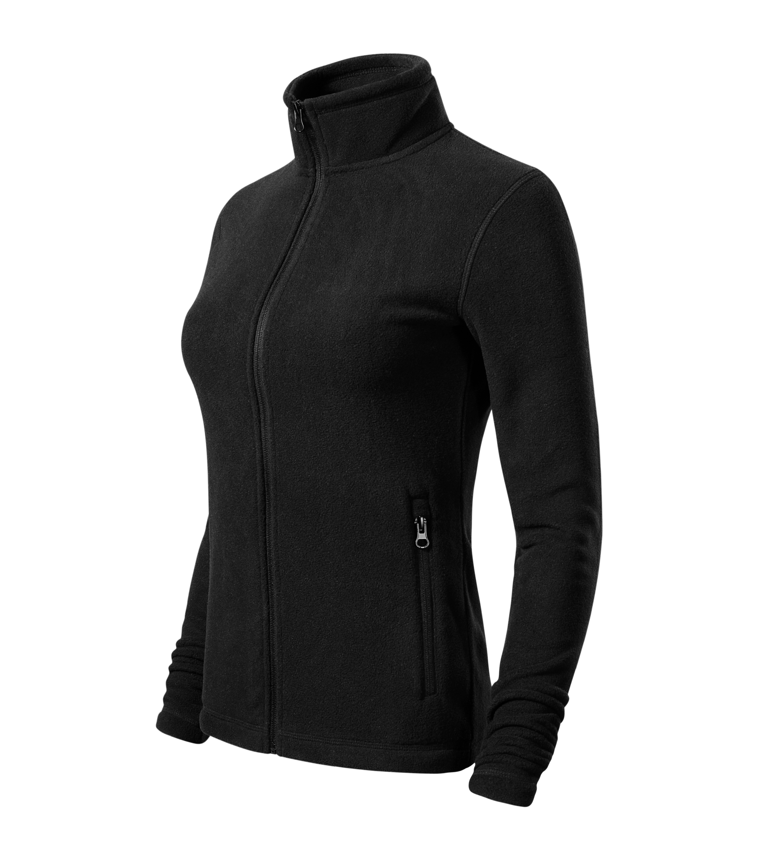 Fleecejacke Damen - SHIFT (GRS)851 -  Reißverschlusstaschen und dekorative Absteppung - Damen Jacke perfekt für den Sommer als Strickjacke oder Sweatjacke