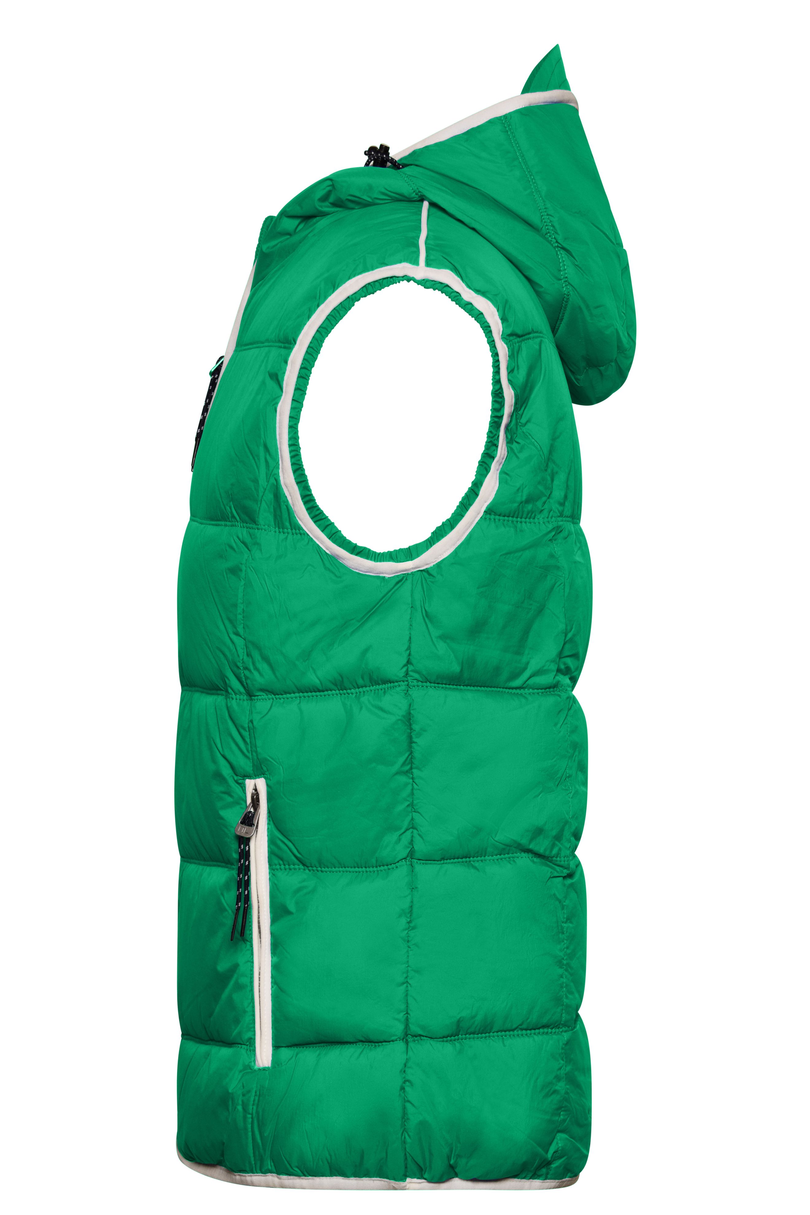 Men's Maritime Vest JN1076 Modische Steppweste mit angeschnittener Kapuze Men's Maritime Vest JN1076 Modische Steppweste mit angeschnittener Kapuze