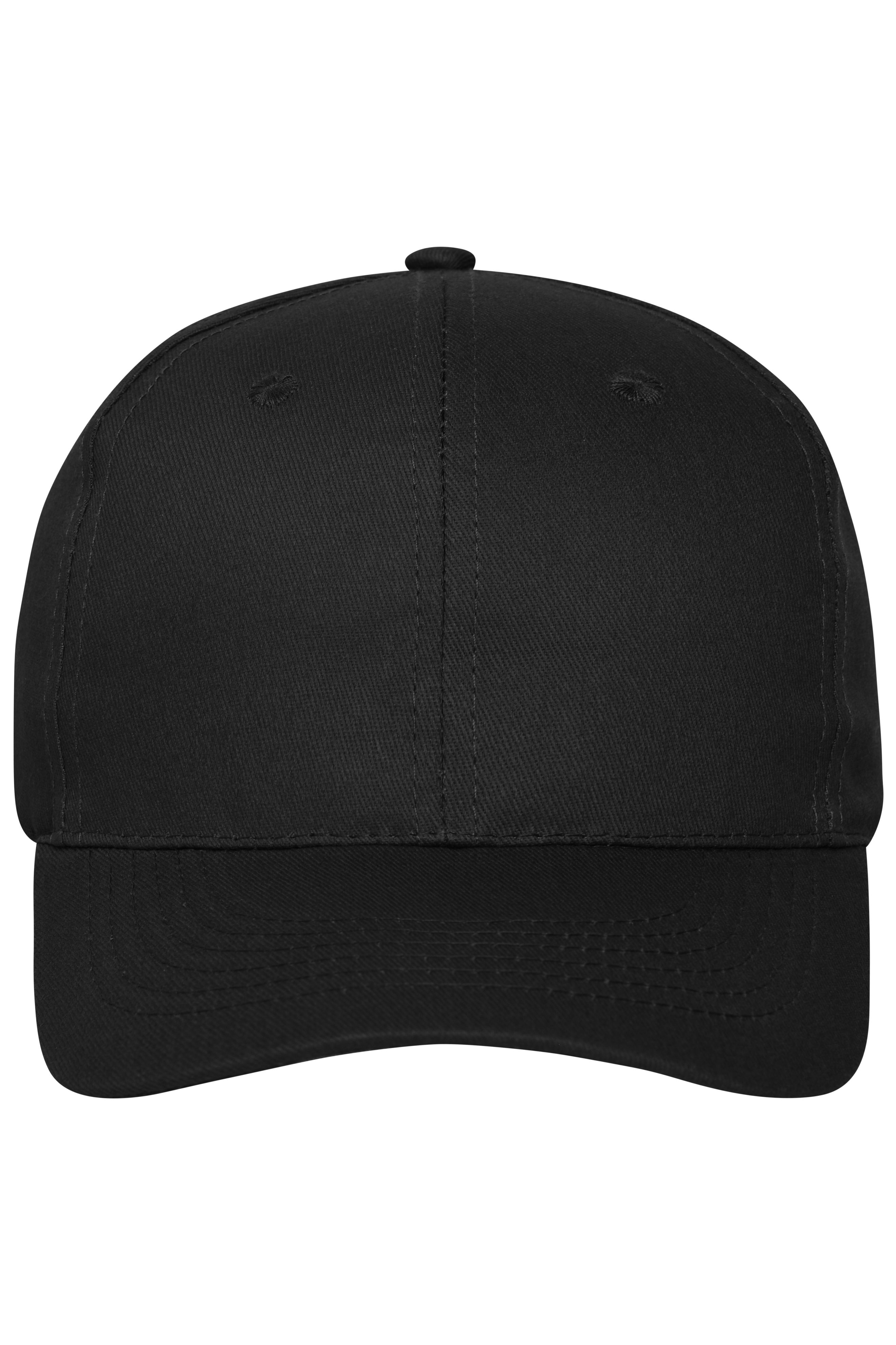 6 Panel Cap Bio Cotton MB6236 6 Panel Cap mit ungebürsteter Oberfläche