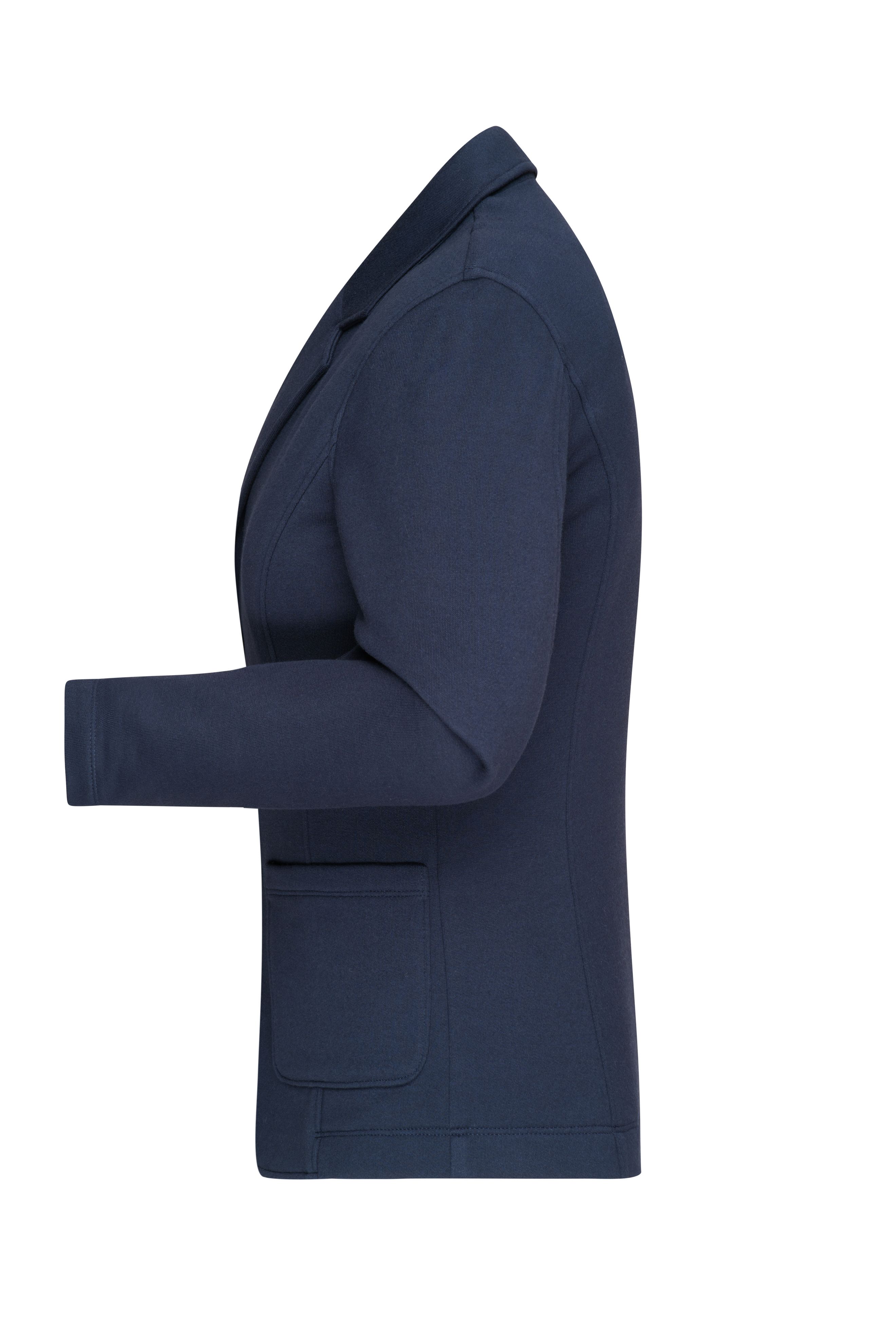 Ladies' Business Blazer JN1177 Klassischer Sweatblazer in angenehmer French-Terry Qualität