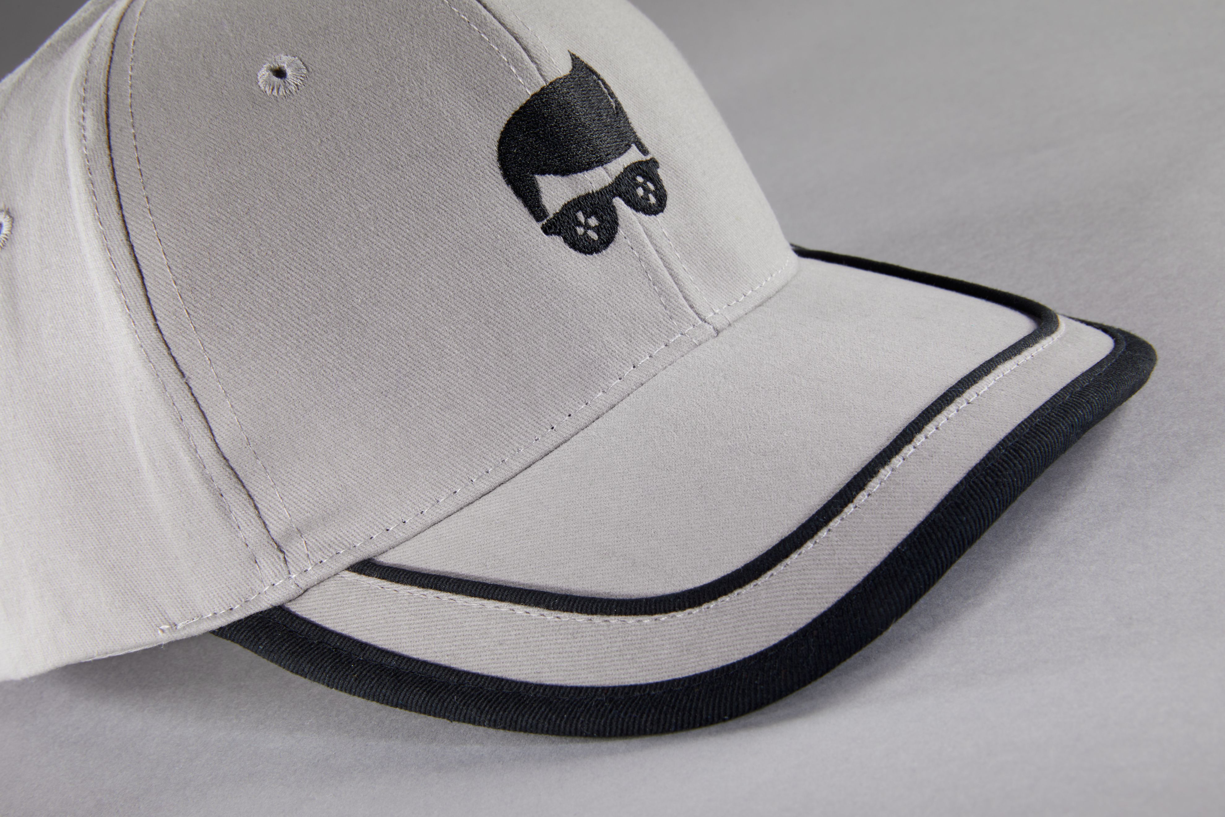 6 Panel Piping Cap MB6501 Brushed 6 Panel Cap