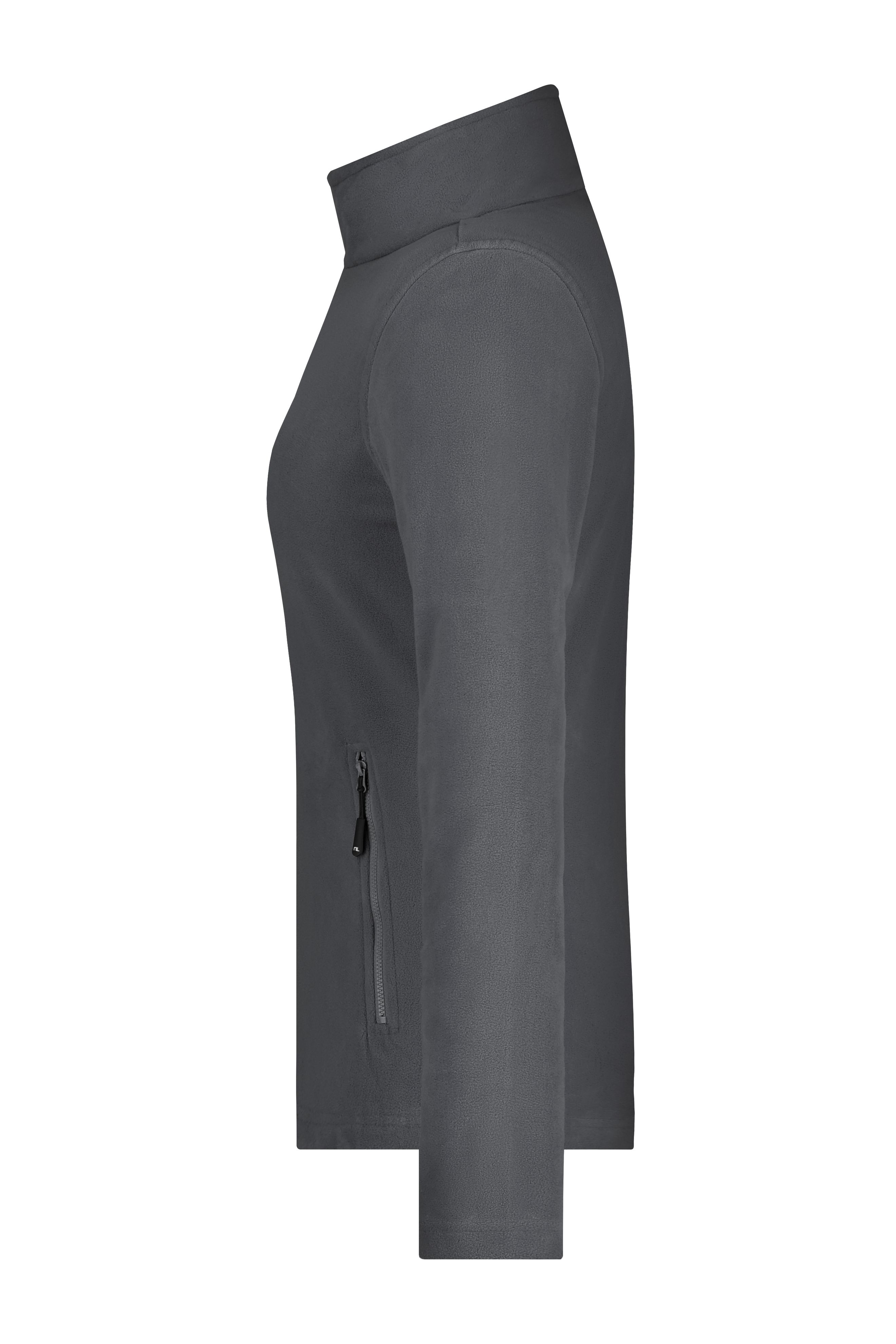 Ladies' Basic Fleece Jacket JN765 Klassische Fleece-Jacke mit Stehkragen