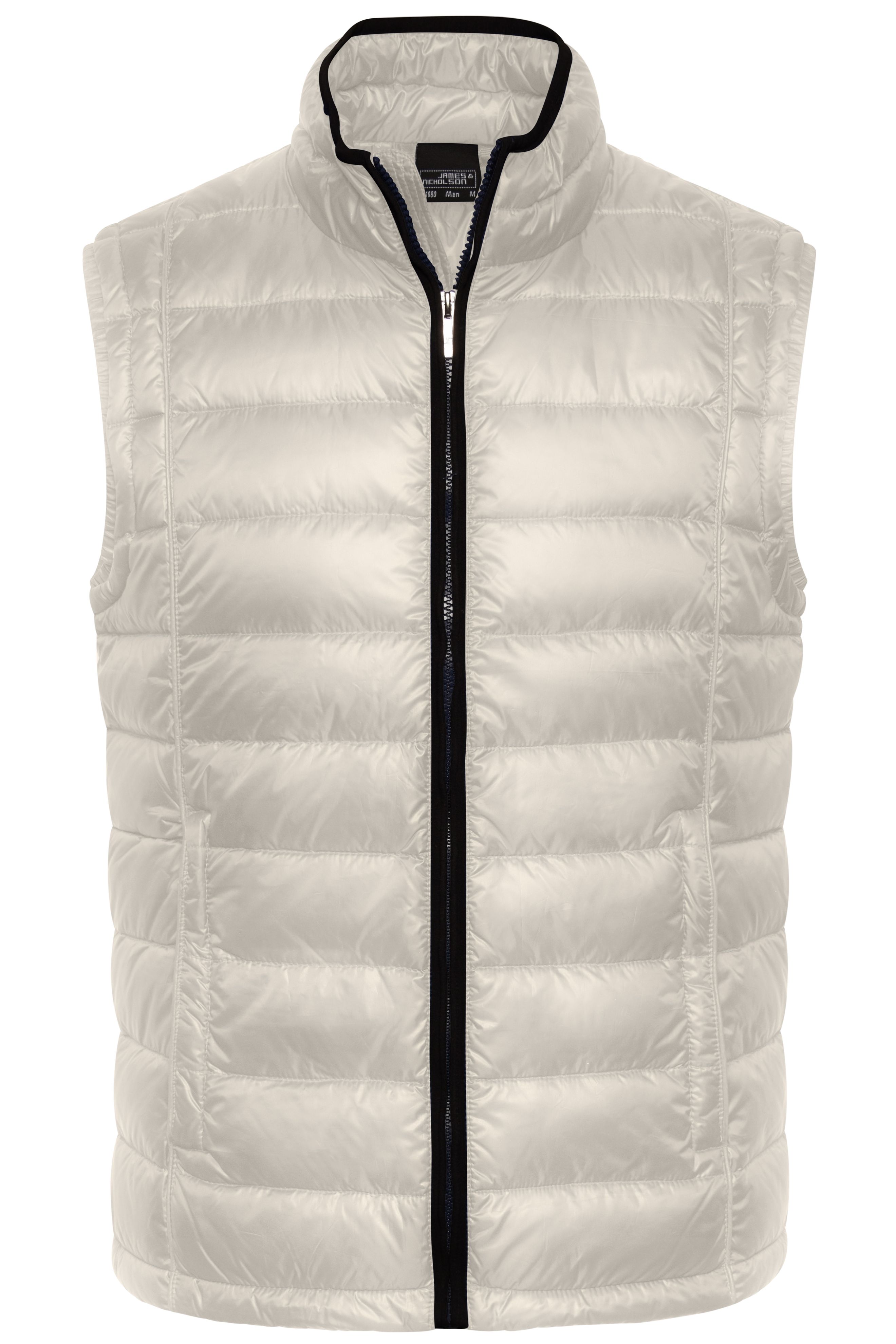 Men's Quilted Down Vest JN1080 Sportliche Daunenweste mit Stehkragen