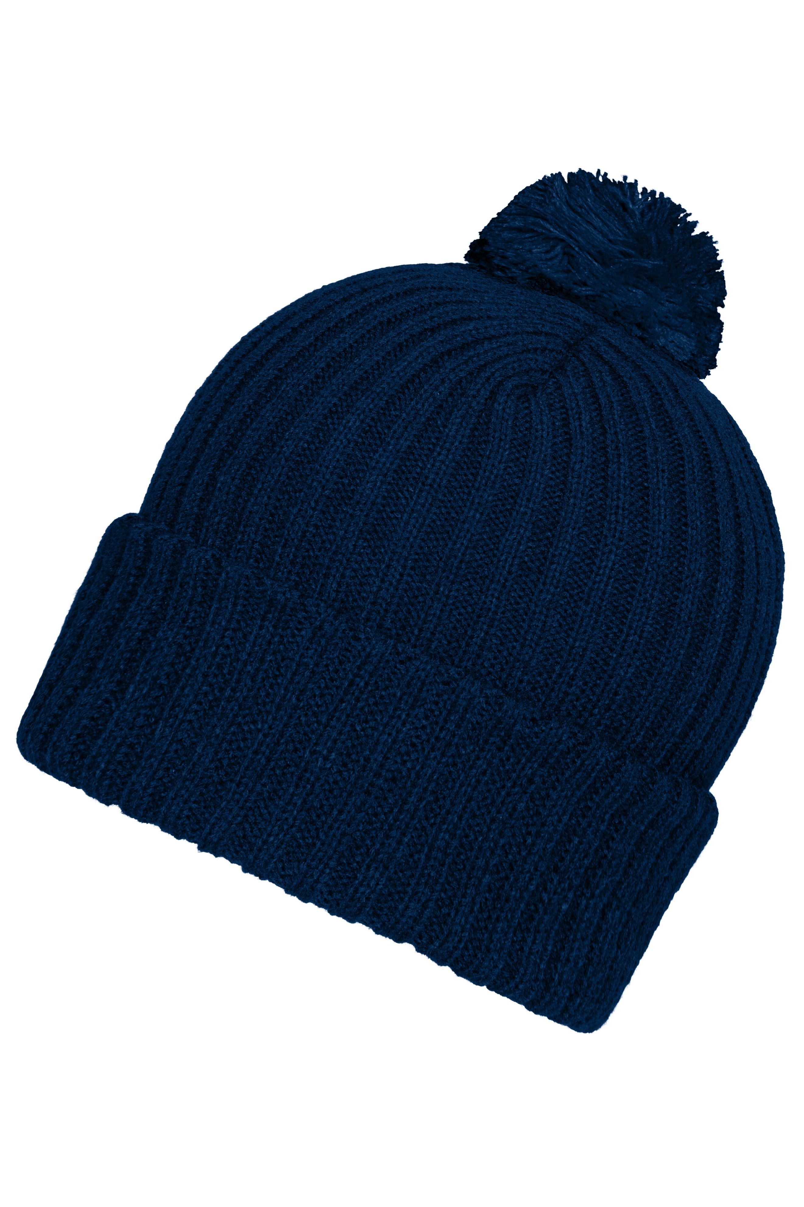 Knitted Cap with Pompon MB7540 Trendige Pomponmütze in vielen Farben