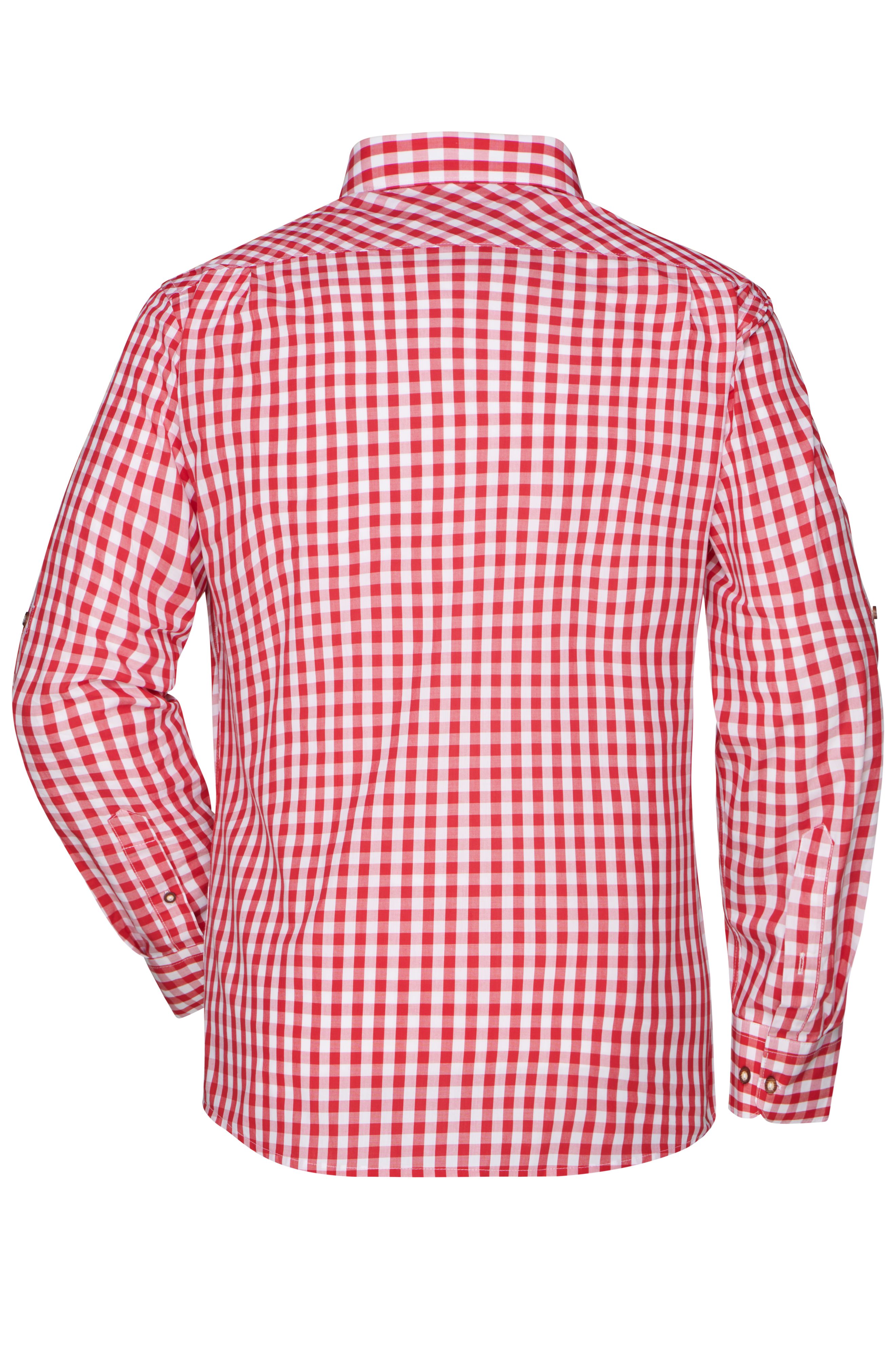 Men's Traditional Shirt JN638 Damen-Bluse und Herren-Hemd im klassischen Trachtenlook Men's Traditional Shirt JN638 Damen-Bluse und Herren-Hemd im klassischen Trachtenlook