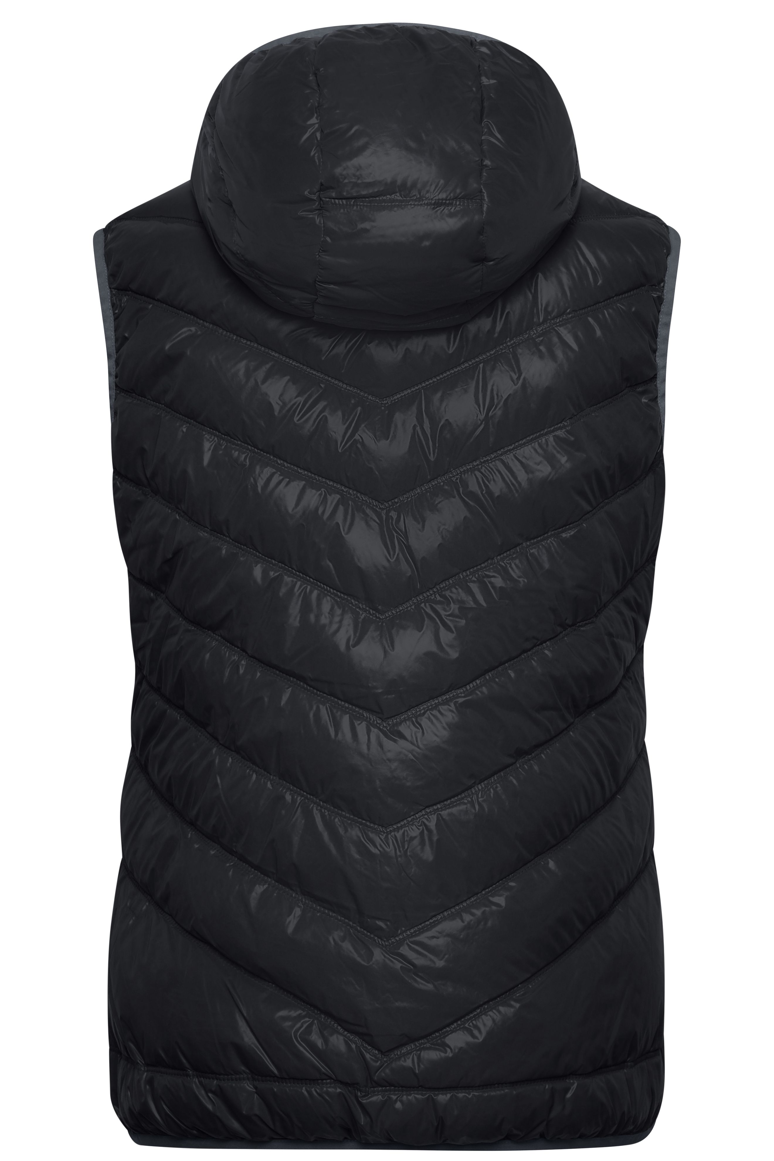 Ladies' Down Vest JN1061 Ultraleichte sportliche Daunenweste mit Kapuze