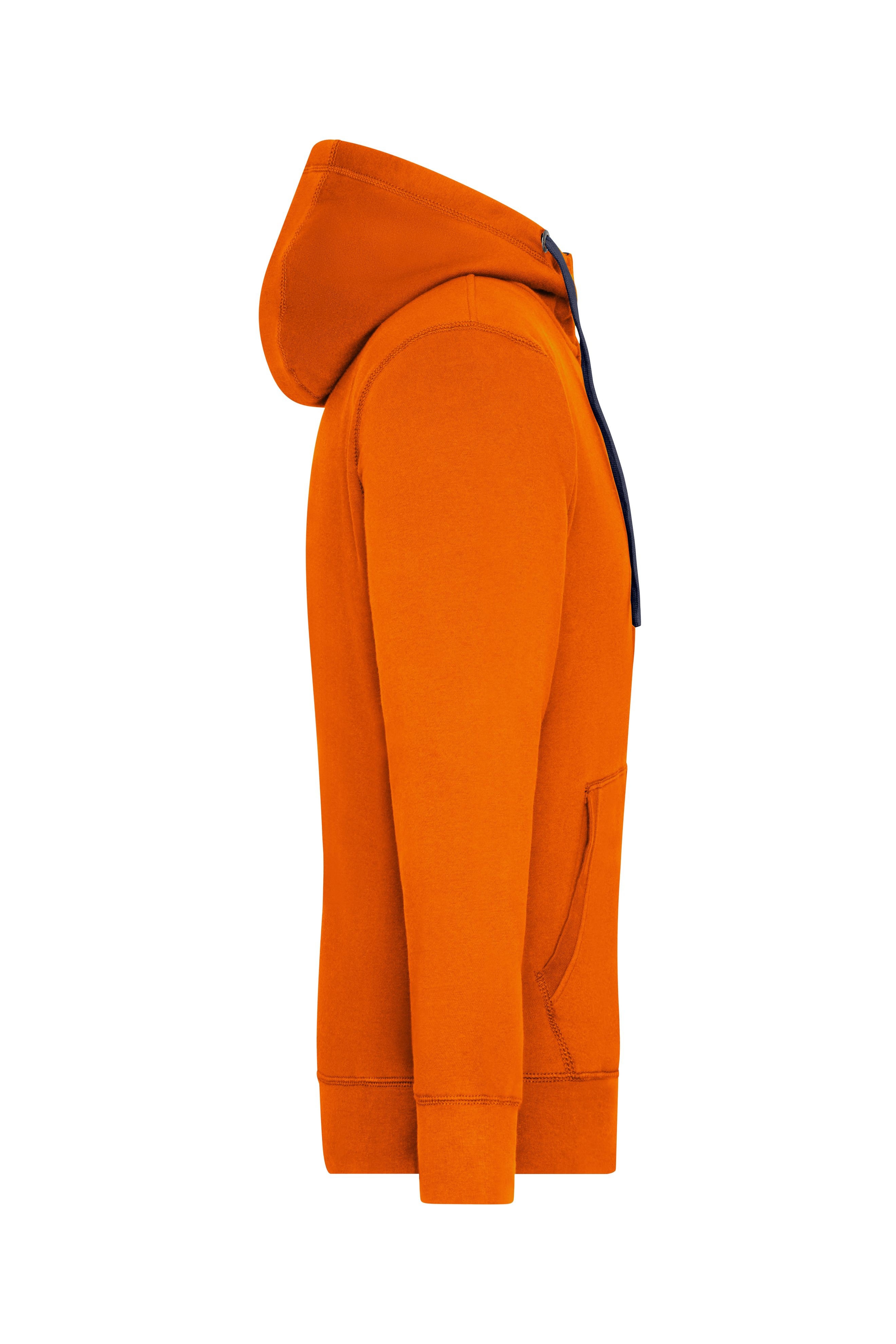 Men's Lifestyle Zip-Hoody JN963 Sweat-Jacke mit Reißverschluss und Kapuze