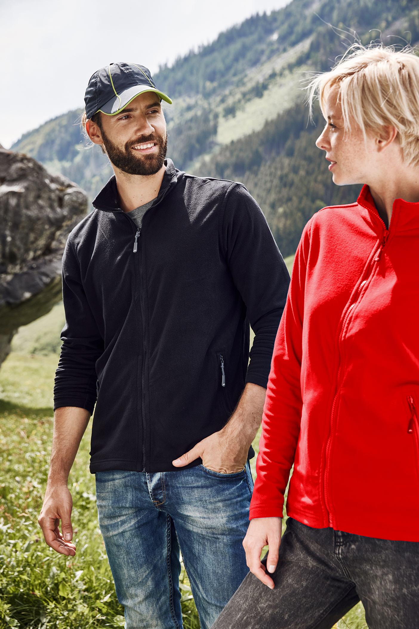 Ladies' Basic Fleece Jacket JN765 Klassische Fleece-Jacke mit Stehkragen