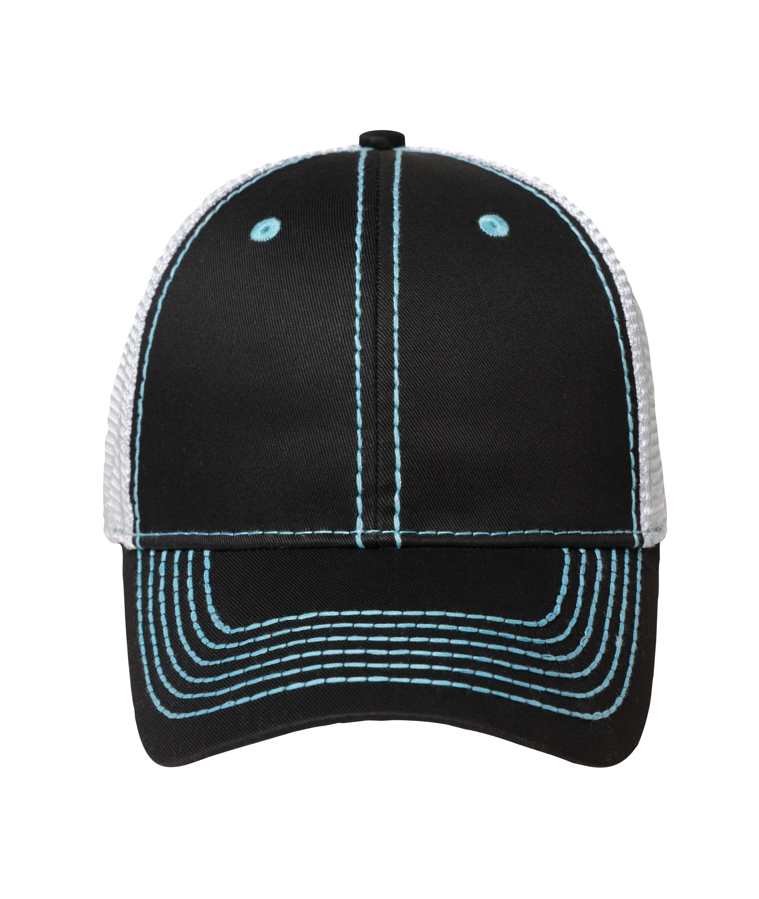 6 Panel Mesh Cap MB6229 Klassisches 6 Panel Cap mit kontrastfarbenen Nähten