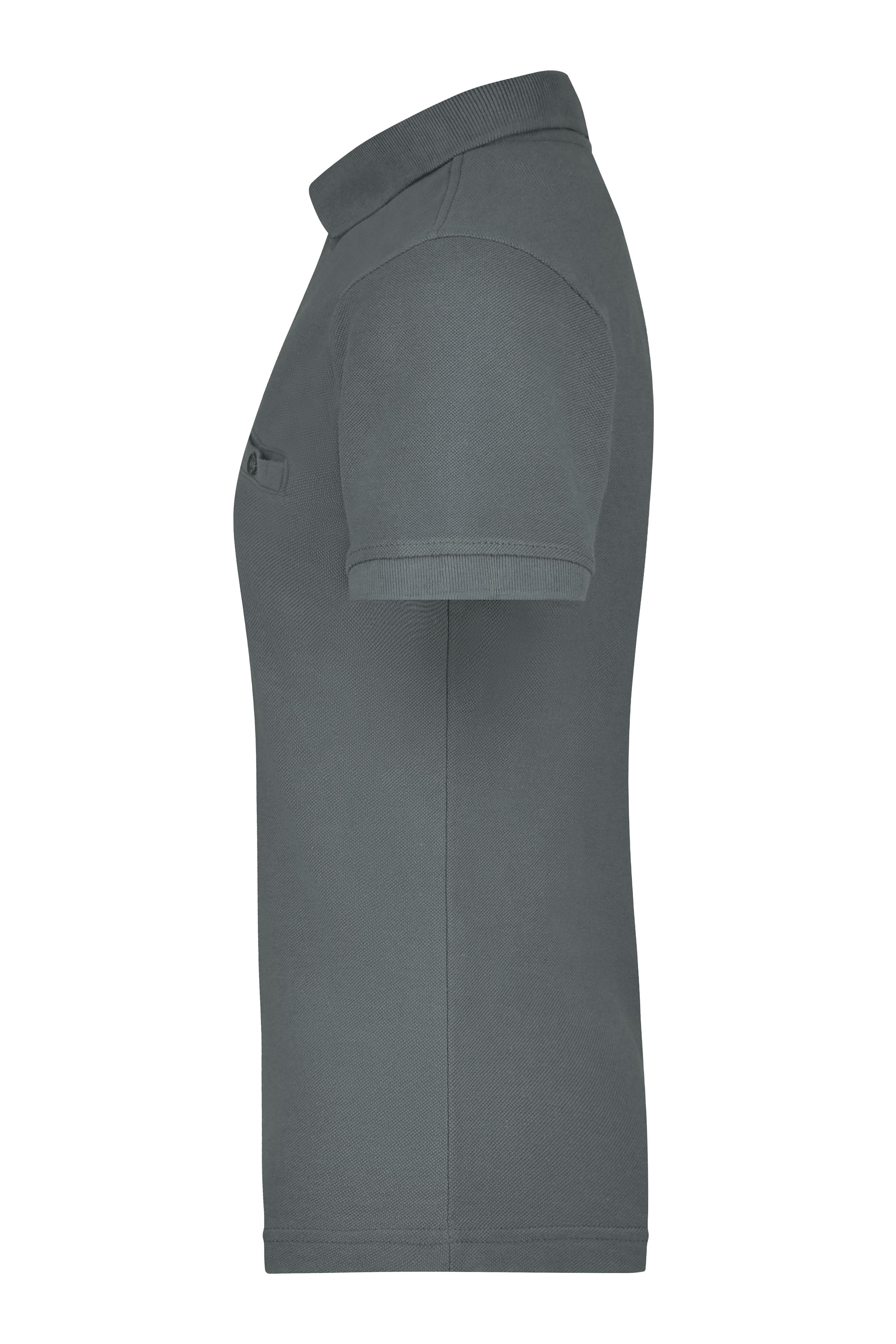 Ladies' Workwear Polo Pocket JN867 Pflegeleichtes und strapazierfähiges Polo mit Brusttasche