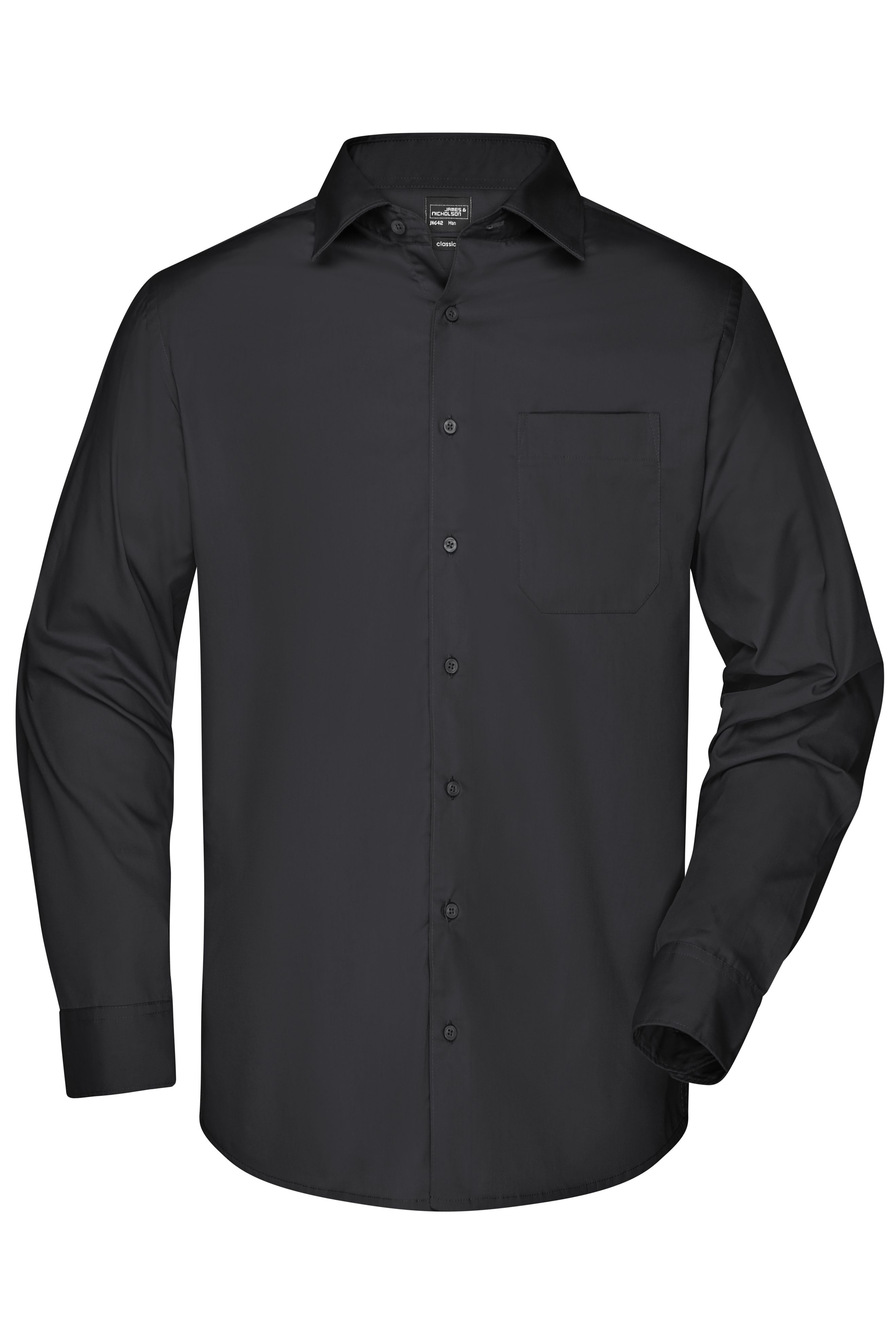 Men's Business Shirt Long-Sleeved JN642 Klassisches Shirt aus strapazierfähigem Mischgewebe