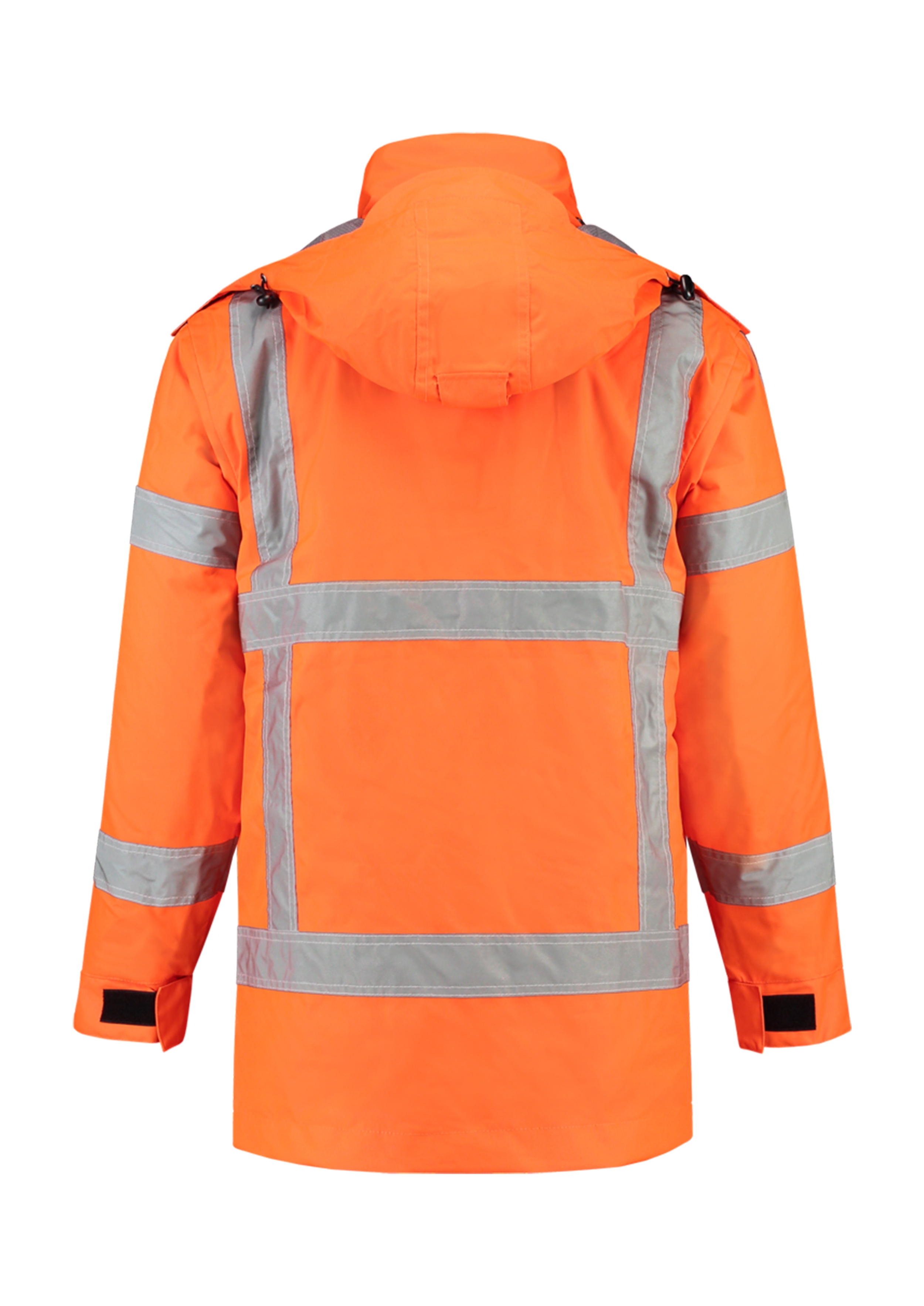Unisex Arbeitsjacke - RWS PARKA T50 - retroreflektierende Bänder und innere Brusttaschen - Herren und Damen Warnschutzjacke wasserdicht und reflektierend 