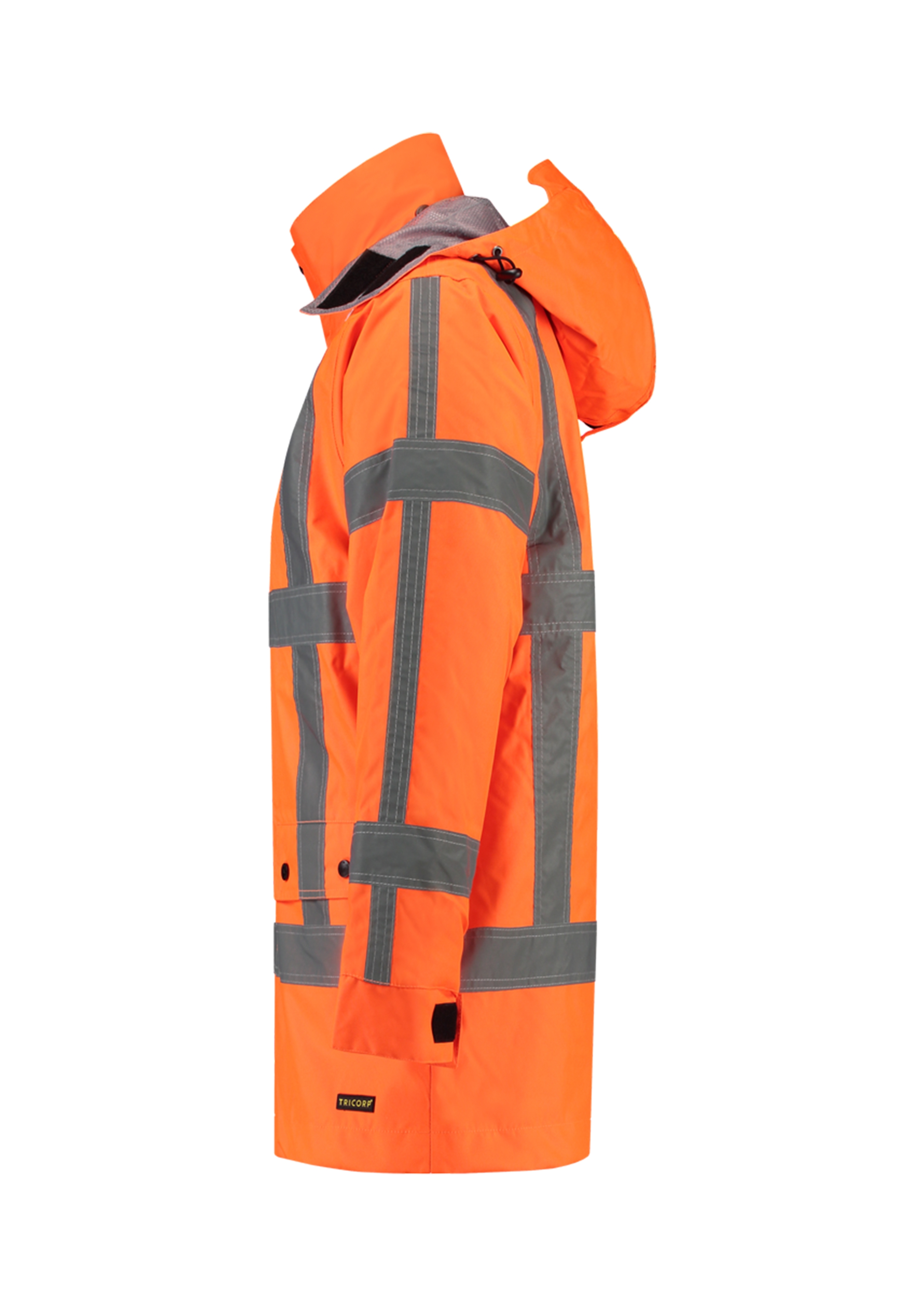 Unisex Arbeitsjacke - RWS PARKA T50 - retroreflektierende Bänder und innere Brusttaschen - Herren und Damen Warnschutzjacke wasserdicht und reflektierend 