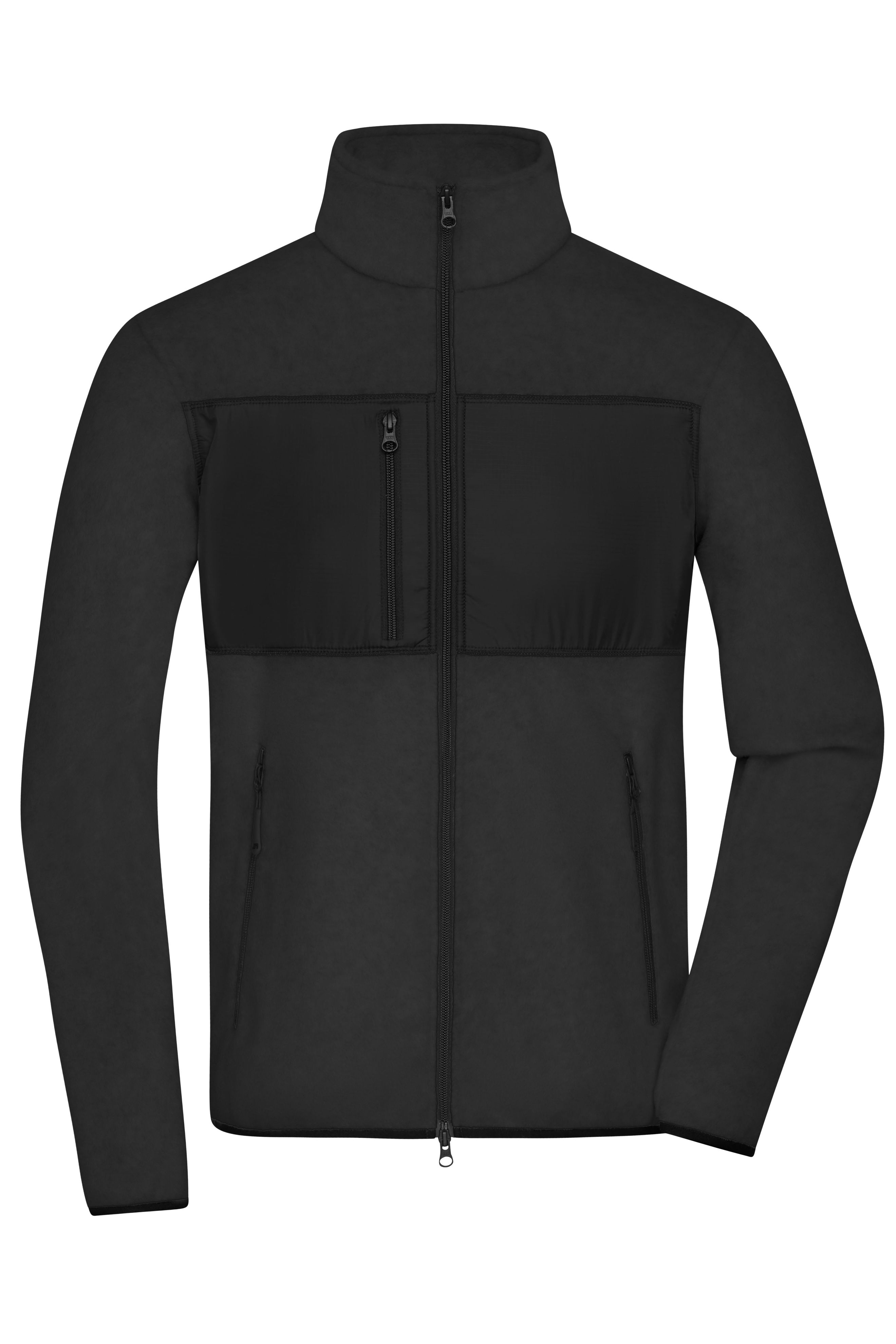 Men's Fleece Jacket JN1312 Fleecejacke im Materialmix