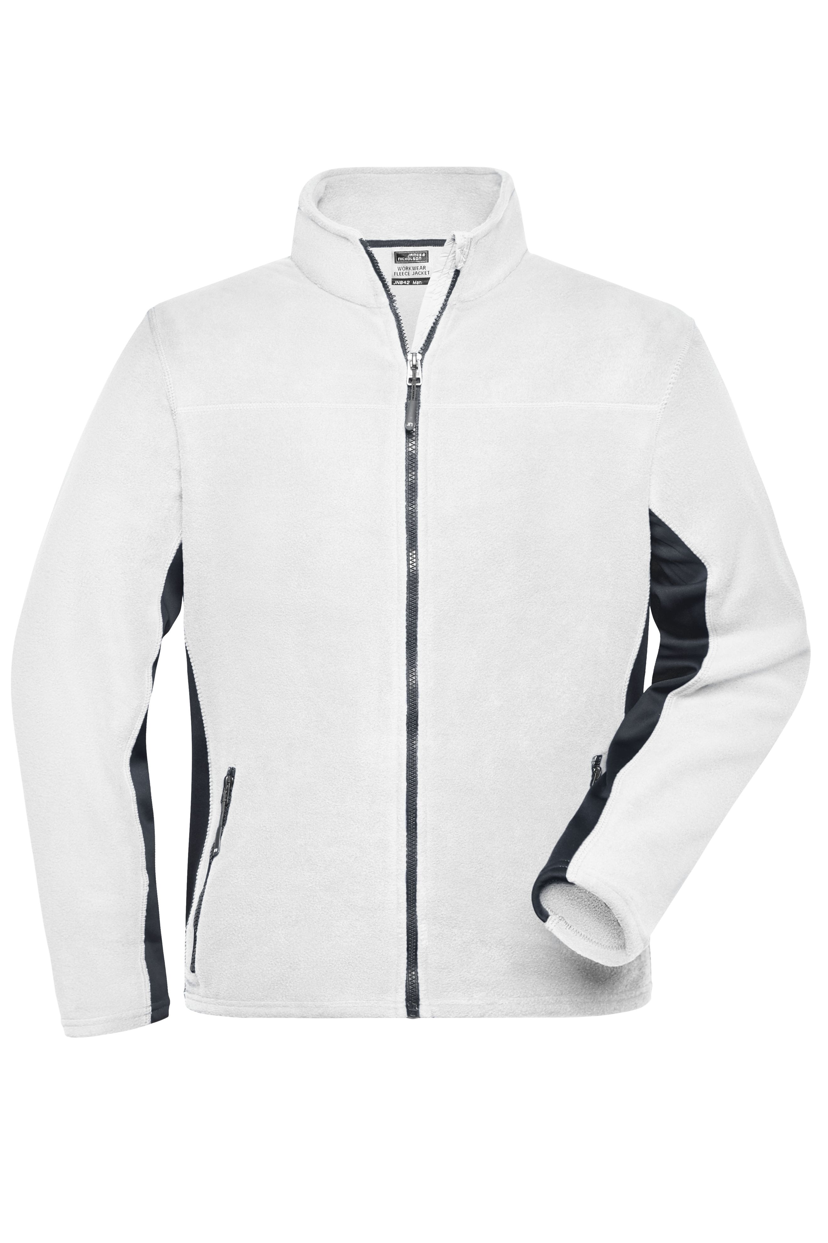 Men's Workwear Fleece Jacket - STRONG - JN842 Strapazierfähige Fleece Jacke im Materialmix Men's Workwear Fleece Jacket - STRONG - JN842 Strapazierfähige Fleece Jacke im Materialmix