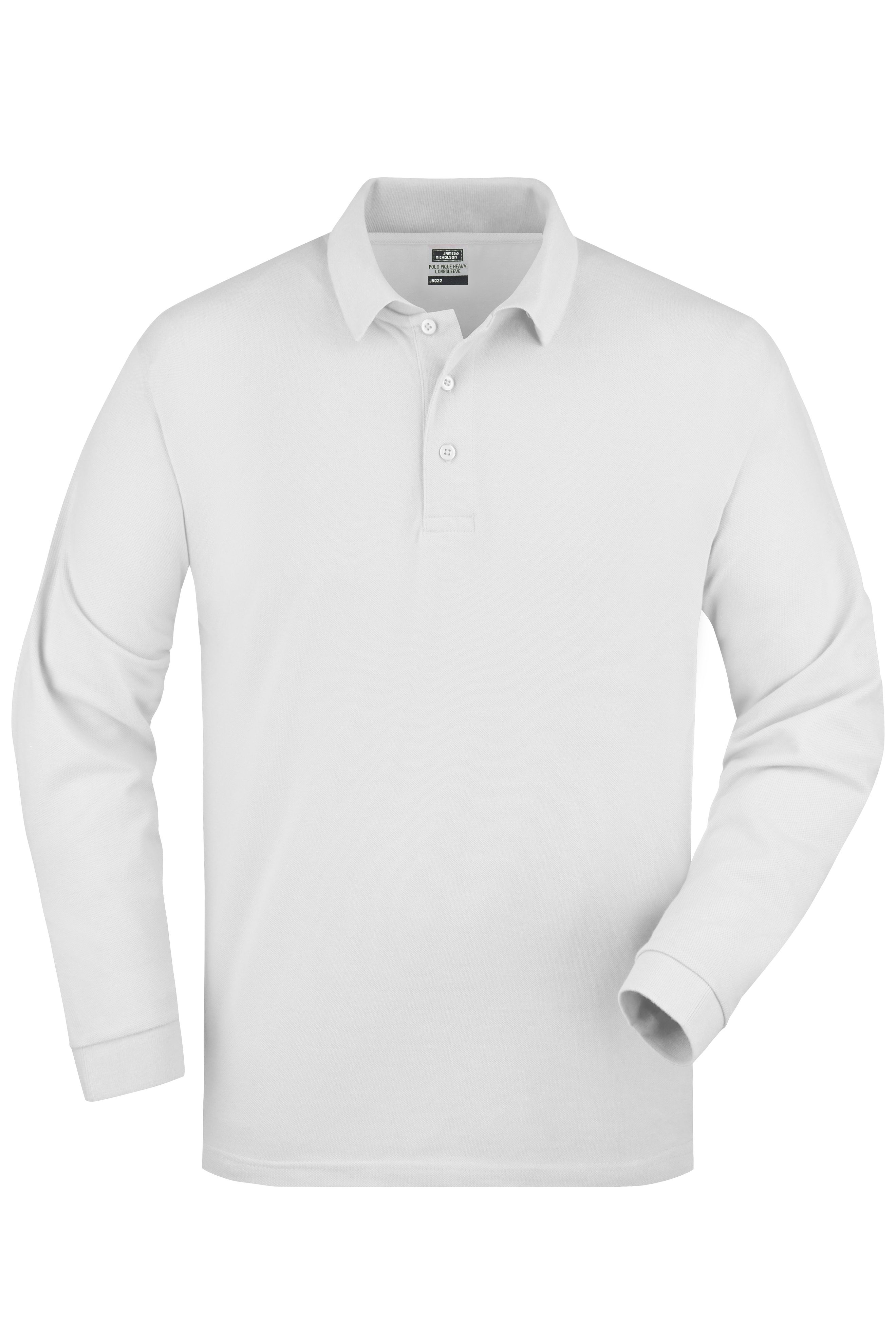 Polo-Piqué Long-Sleeved JN022 Klassisches Langarm Polo