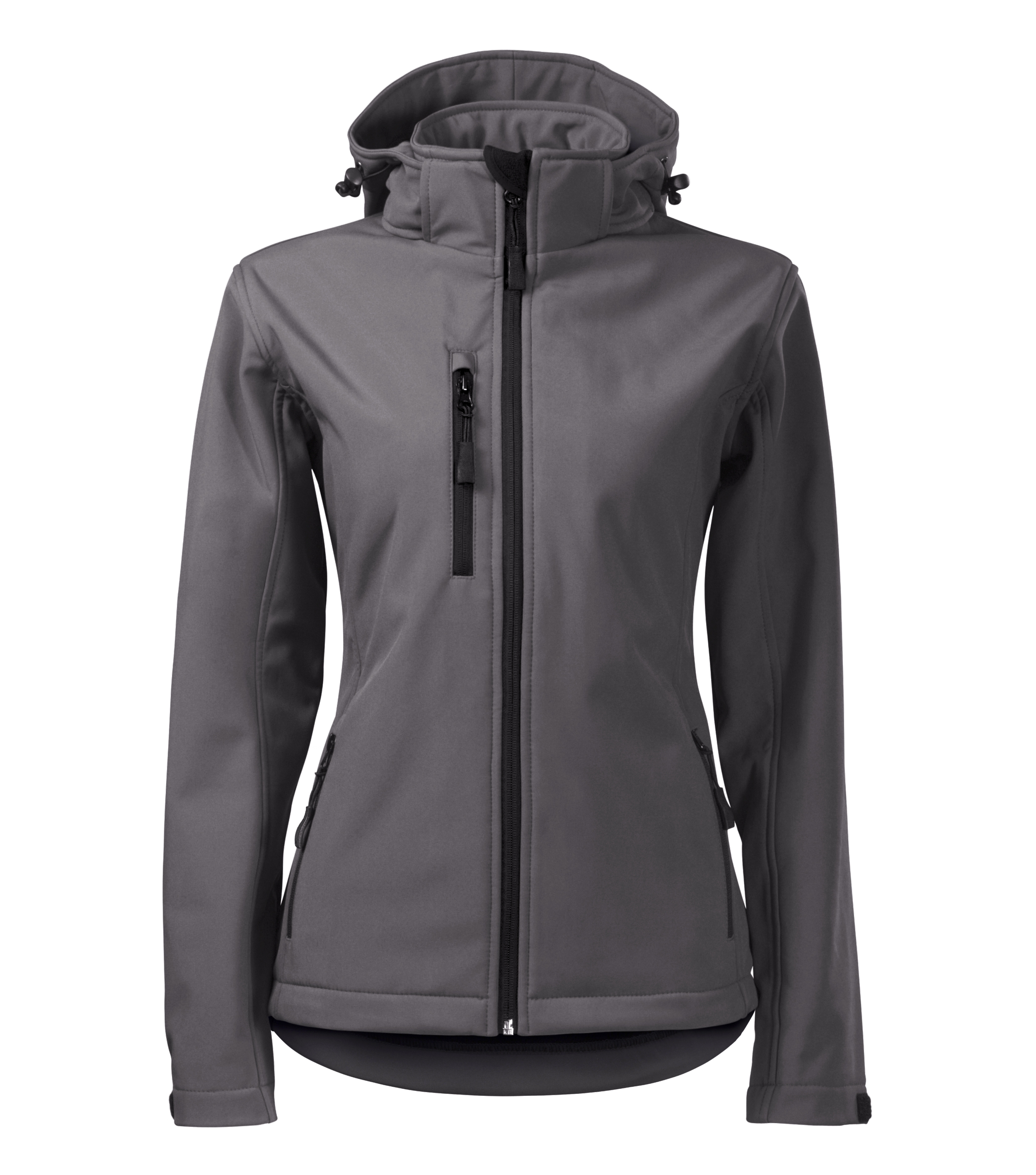 Softshelljacke Damen - Performance 521 - Brusttasche und abnehmbare Kapuze - Übergangsjacke für Damen geeignet als Wanderjacke