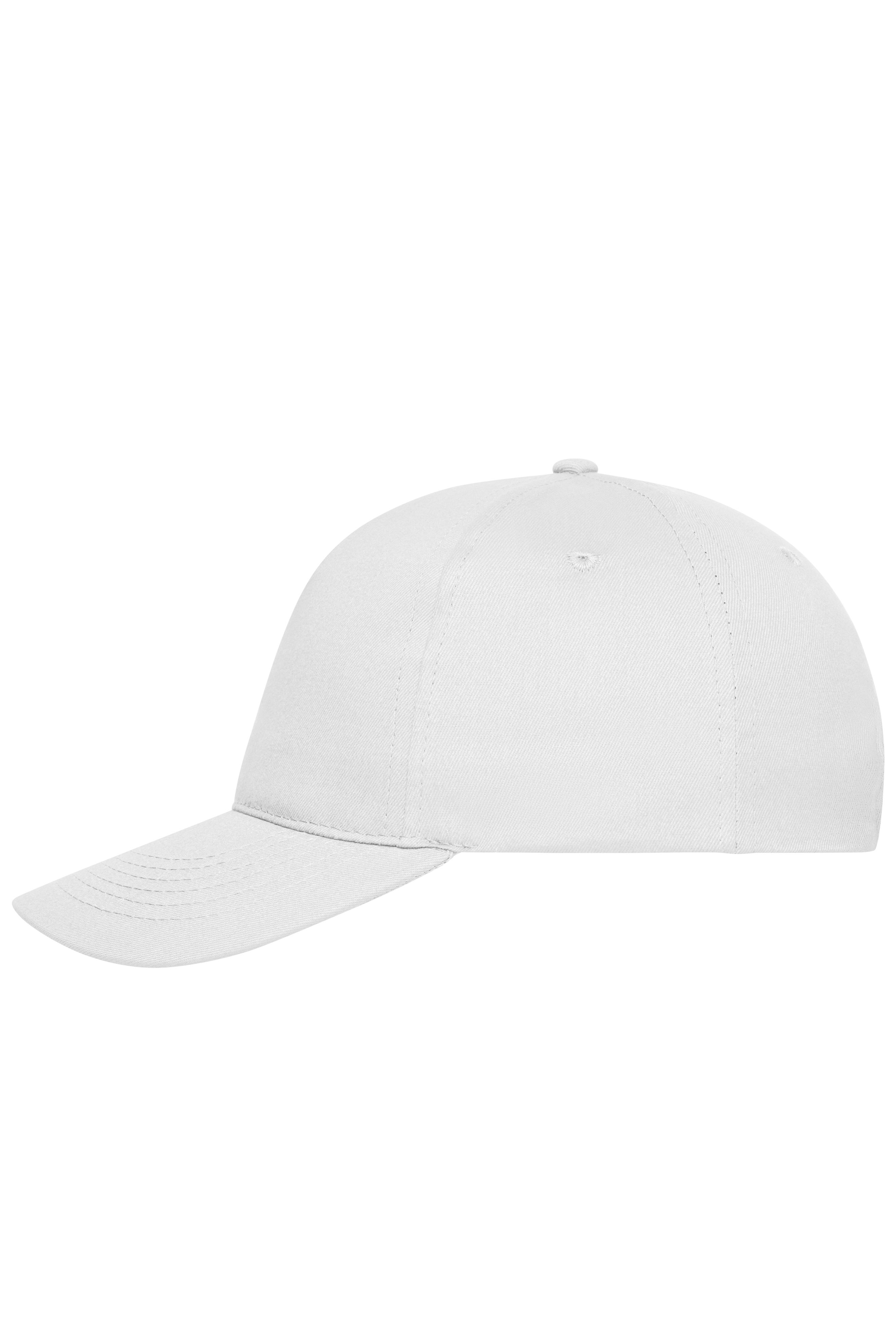 5 Panel Cap Bio Cotton MB6237 5 Panel Cap mit ungebürsteter Oberfläche