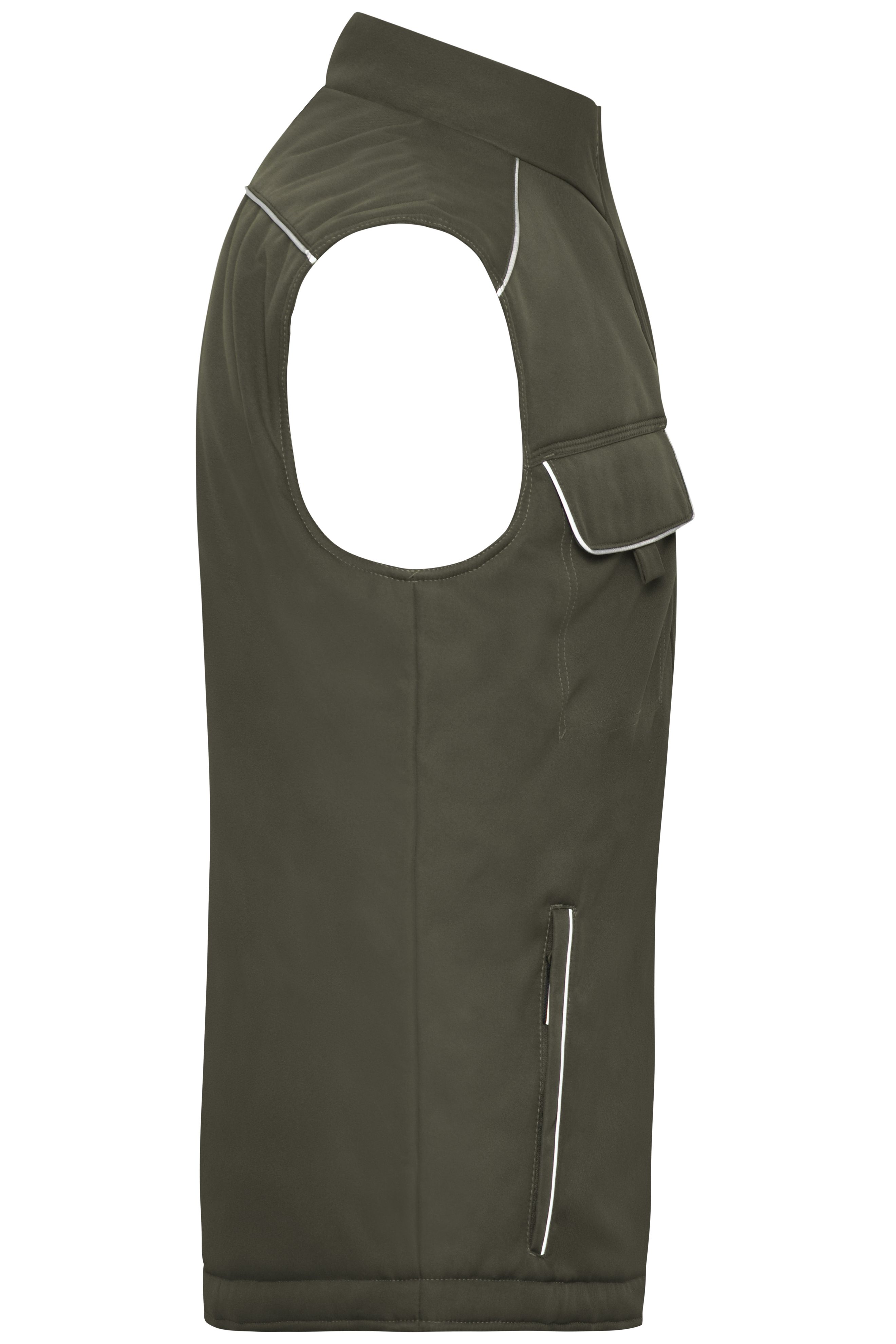 Workwear Softshell Padded Vest - SOLID - JN885 Professionelle Softshellweste mit warmem Innenfutter und hochwertigen Details im cleanen Look