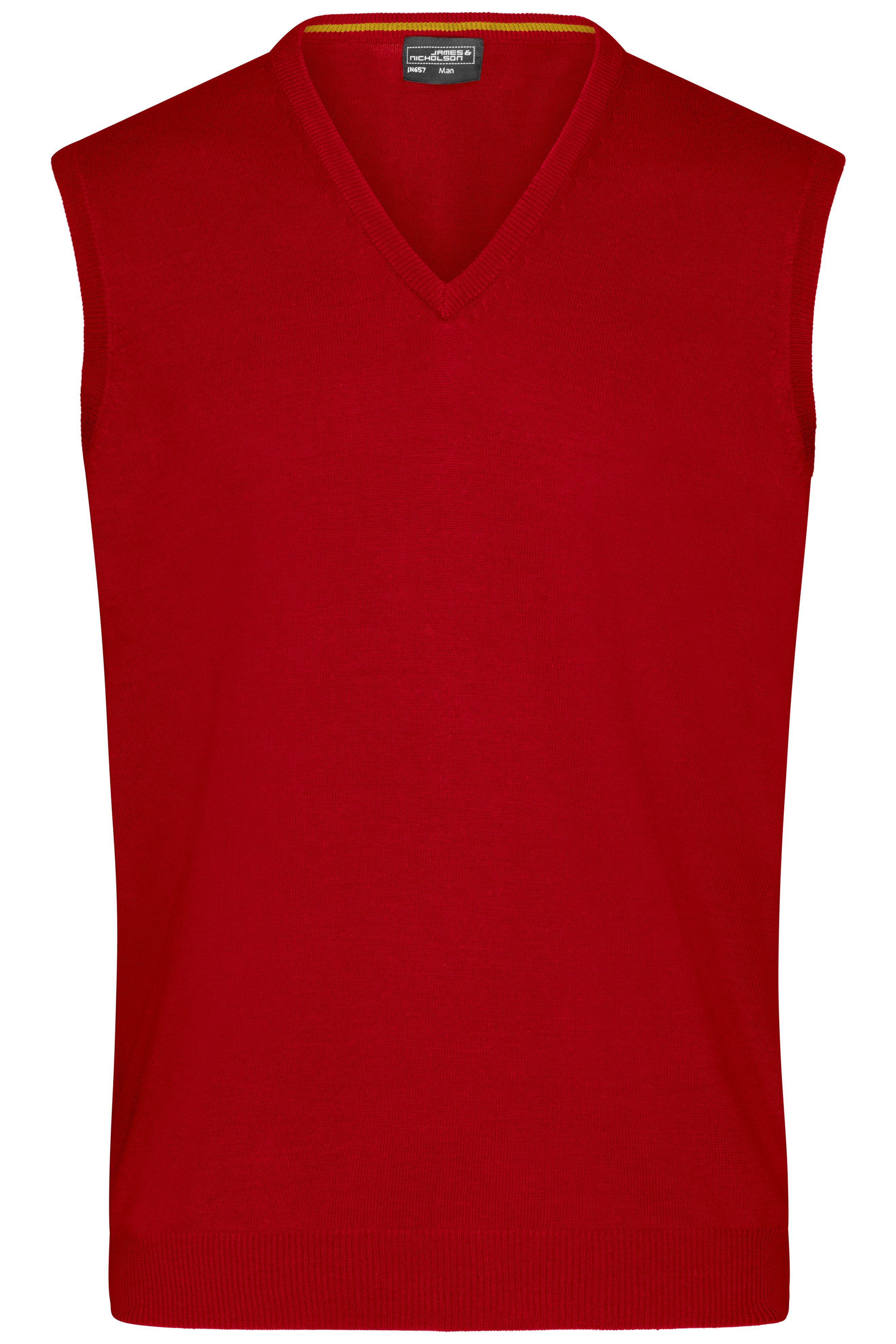 Men's V-Neck Pullunder JN657 Klassischer Baumwoll-Pullunder