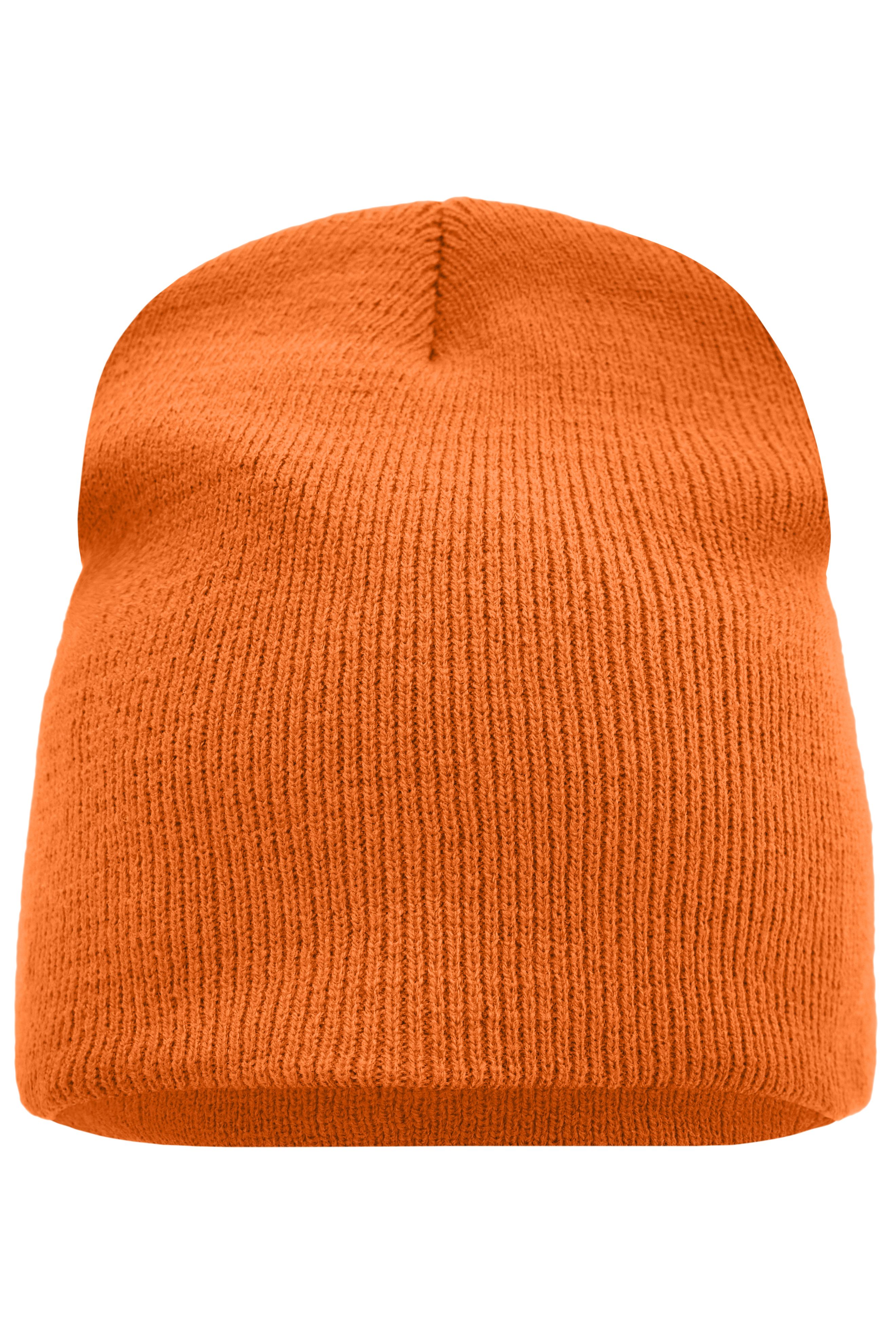 Beanie No.1 MB7580 Enganliegende Strickmütze ohne Umschlag