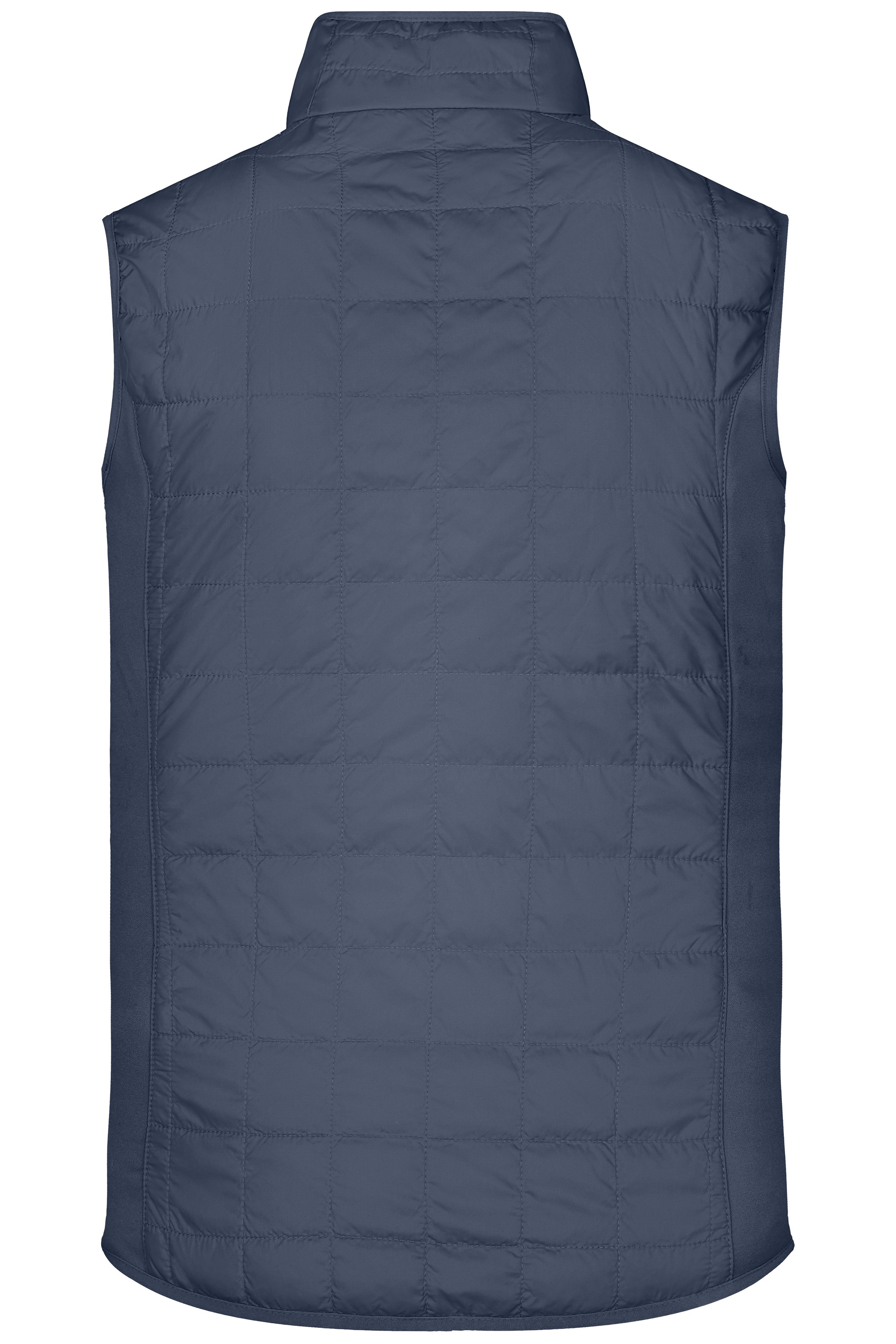 Men's Hybrid Vest JN1114 Leicht wattierte Weste im sportlichen Materialmix Men's Hybrid Vest JN1114 Leicht wattierte Weste im sportlichen Materialmix