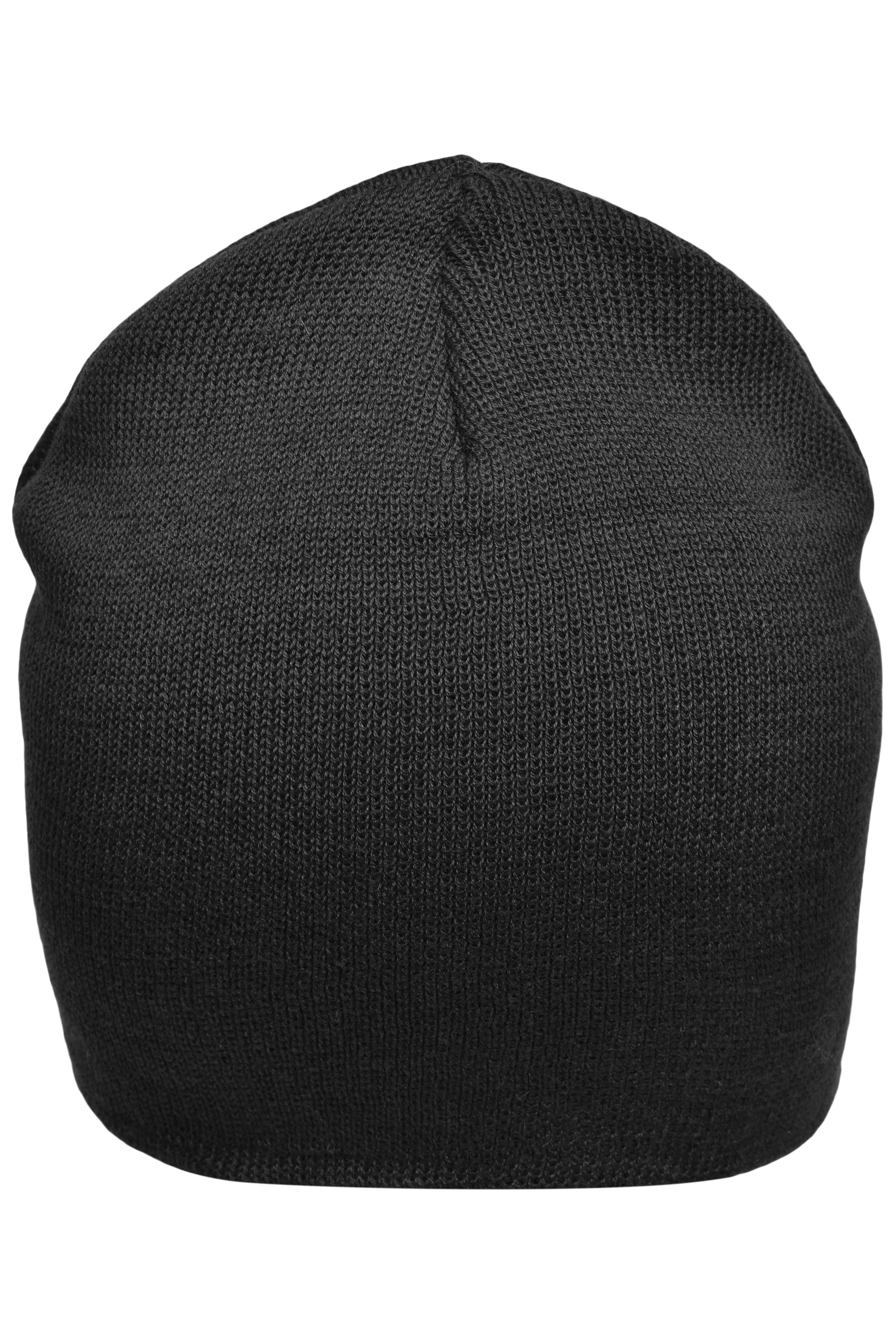 Cotton Beanie MB7926 Enganliegende Strickmütze ohne Umschlag