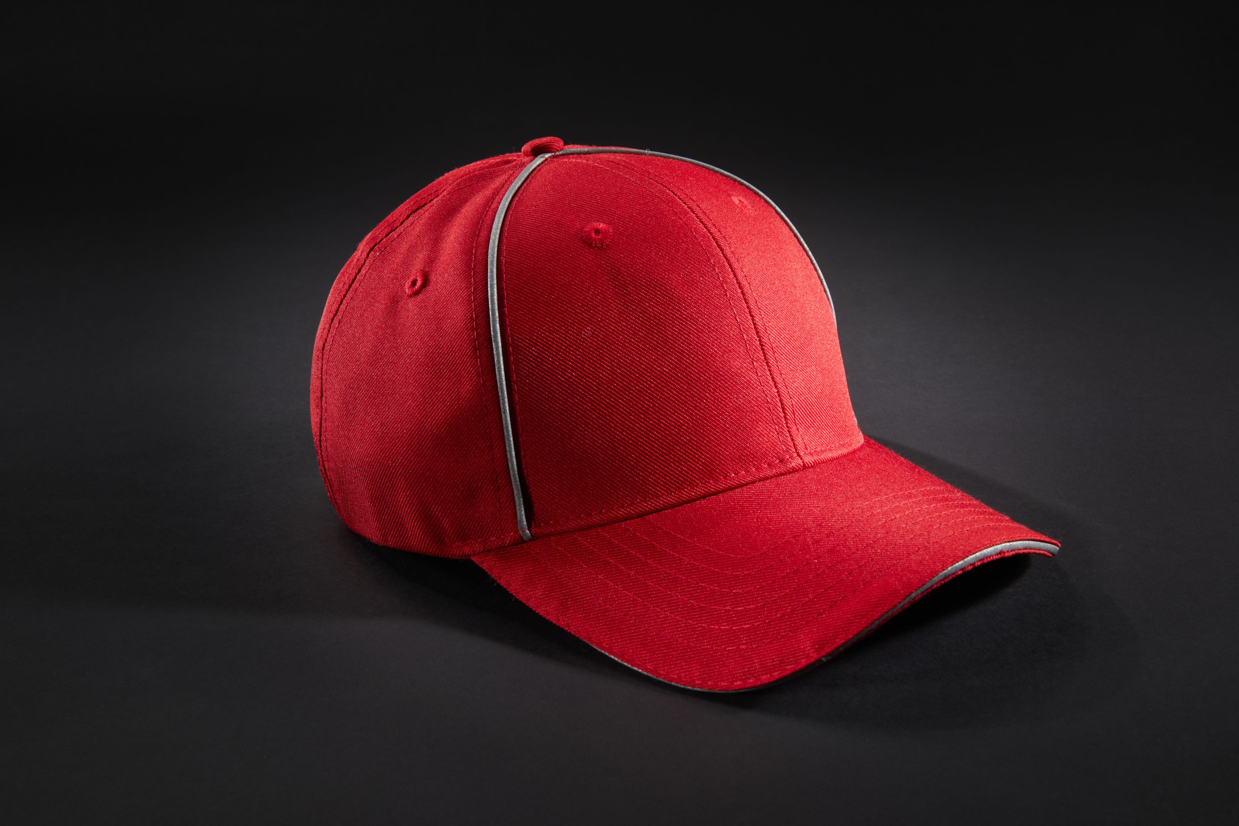 6 Panel Workwear Cap - SOLID - MB6234 Hochwertige 6 Panel Cap mit reflektierenden Elementen (ohne Schutzfunktion/keine PSA)