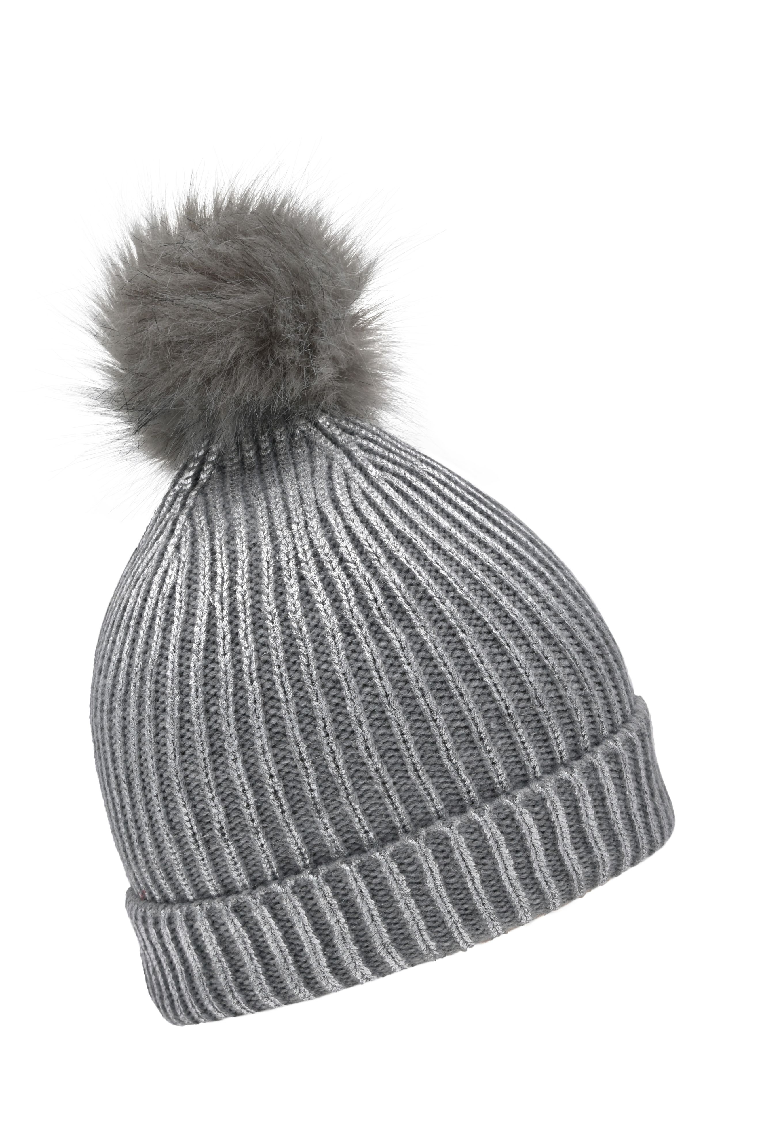 Ladies' Metallic Beanie MB7143 Strickmütze im modischen Metallic Look