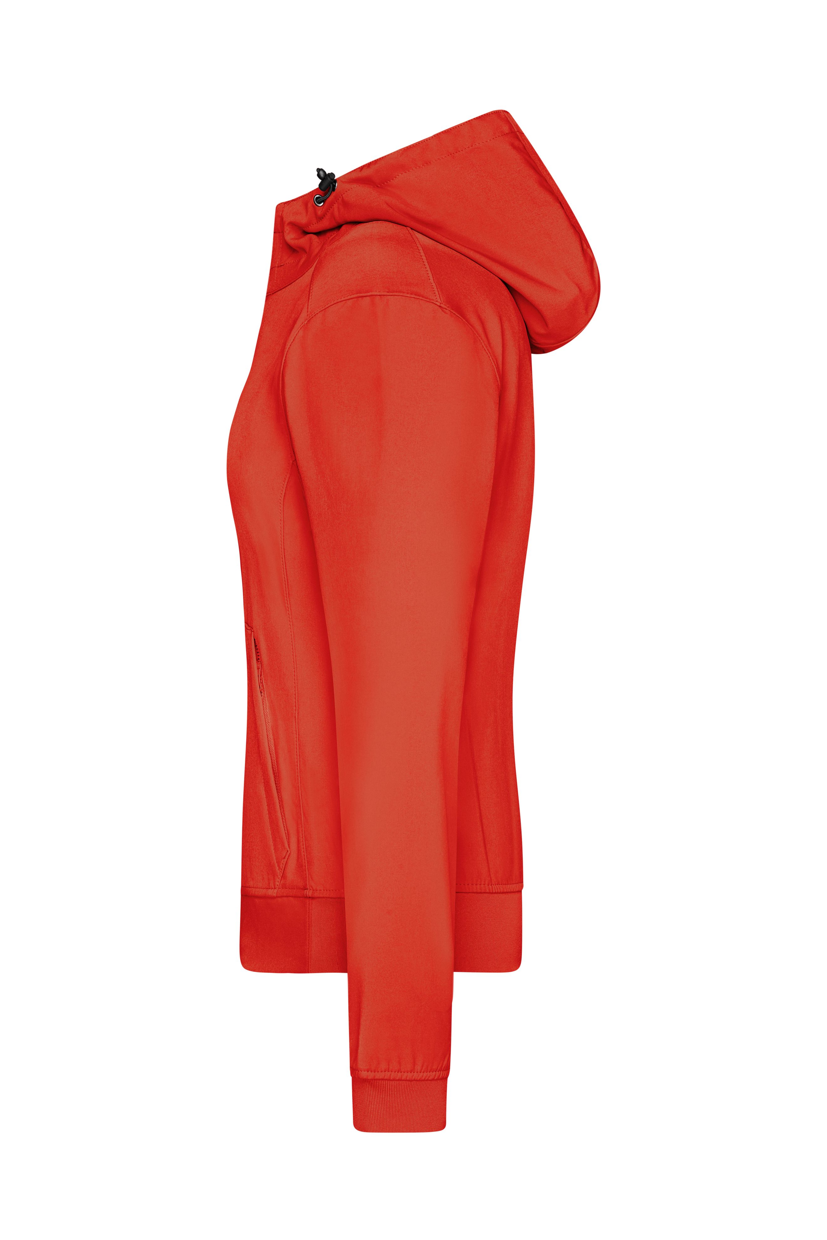 Ladies' Hooded Softshell Jacket JN1145 Softshelljacke mit Kapuze im sportlichen Design