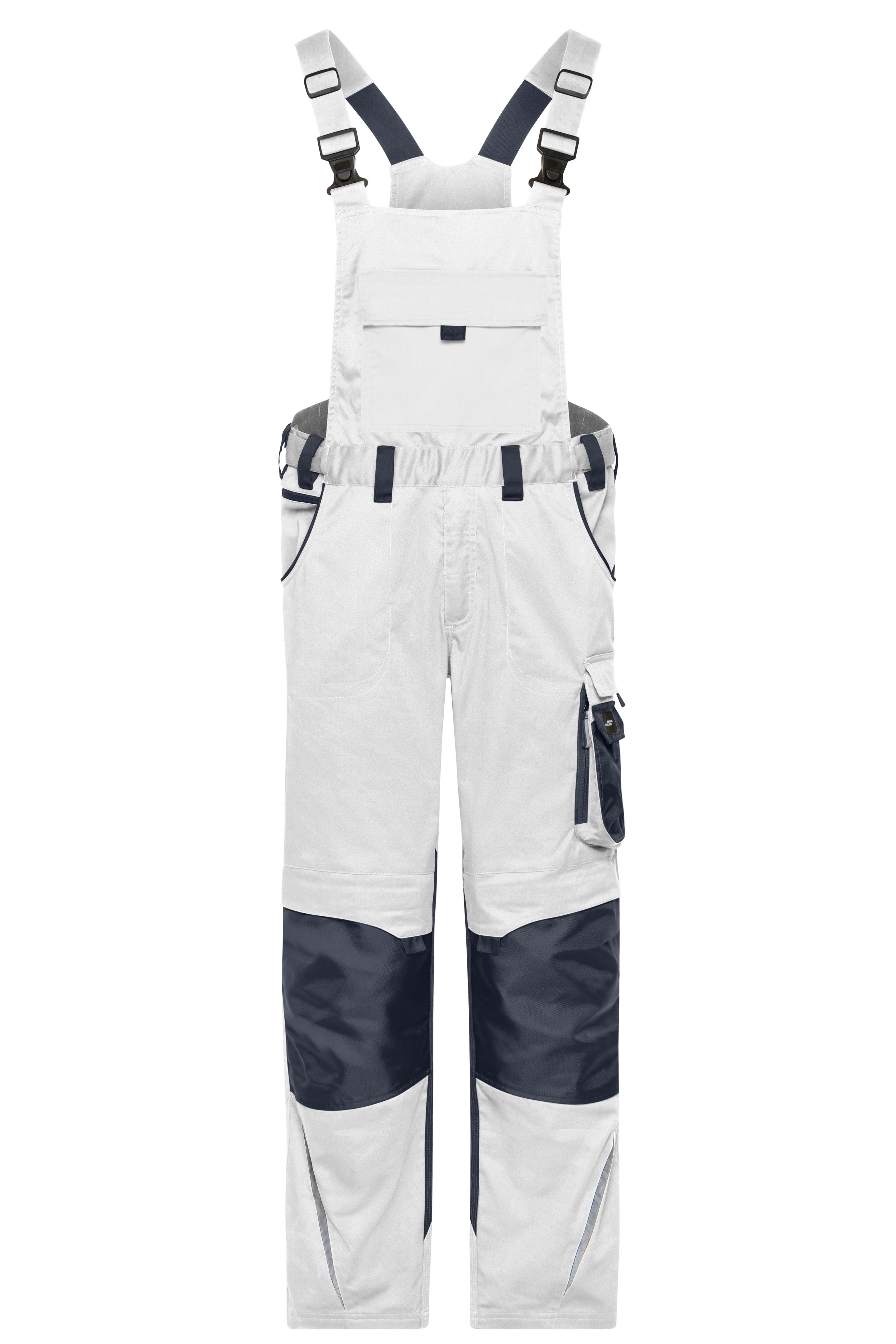 Workwear Pants with Bib - STRONG - JN1833 Spezialisierte Latzhose mit funktionellen Details und flexibel einstellbarem, elastischen Bund Workwear Pants with Bib - STRONG - JN1833 Spezialisierte Latzhose mit funktionellen Details und flexibel einstellbarem, elastischen Bund