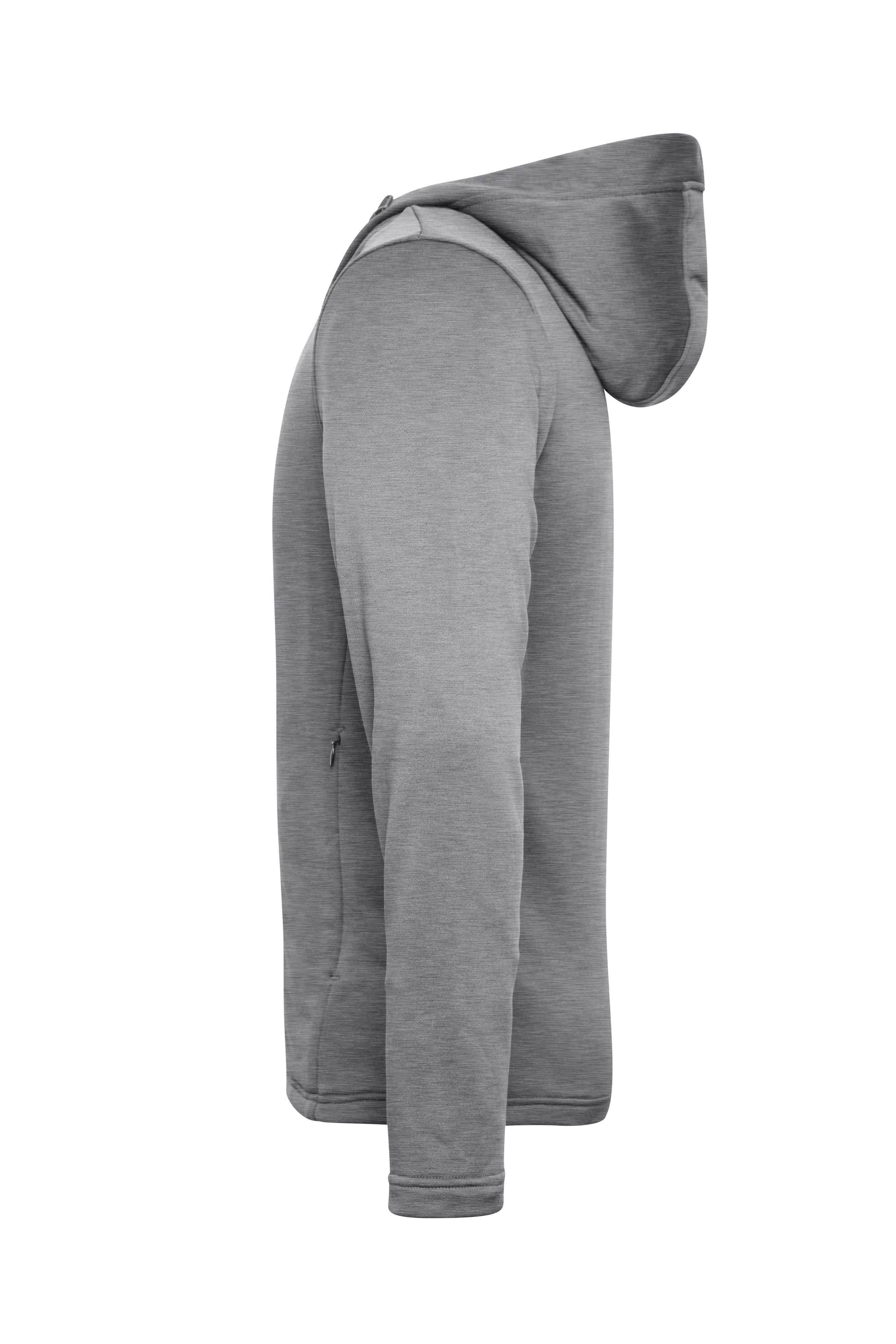 Men's Sports Zip Hoody JN532 Modische Kapuzenjacke aus 100% recyceltem Polyester für Sport und Freizeit