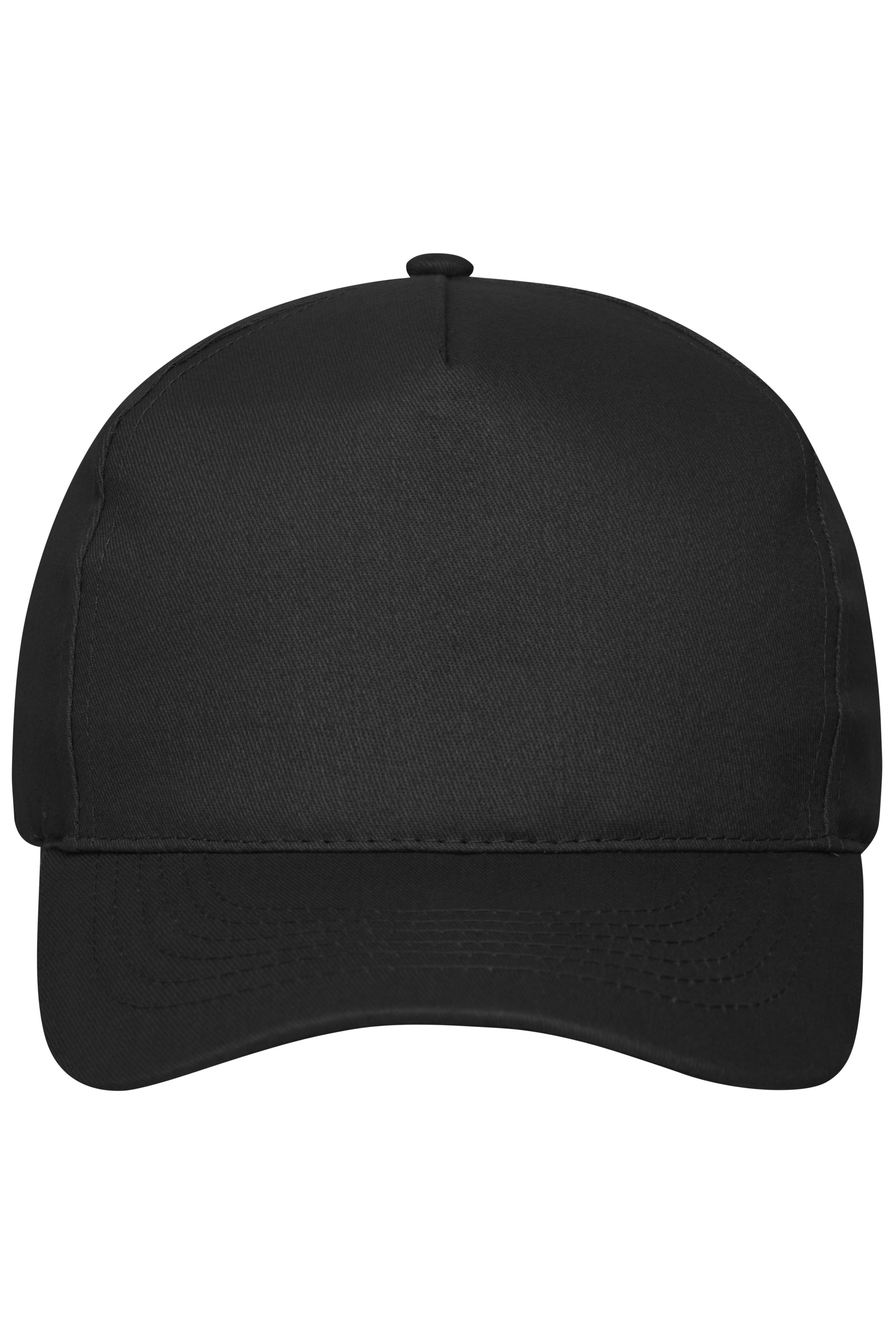 5 Panel Cap Bio Cotton MB6237 5 Panel Cap mit ungebürsteter Oberfläche