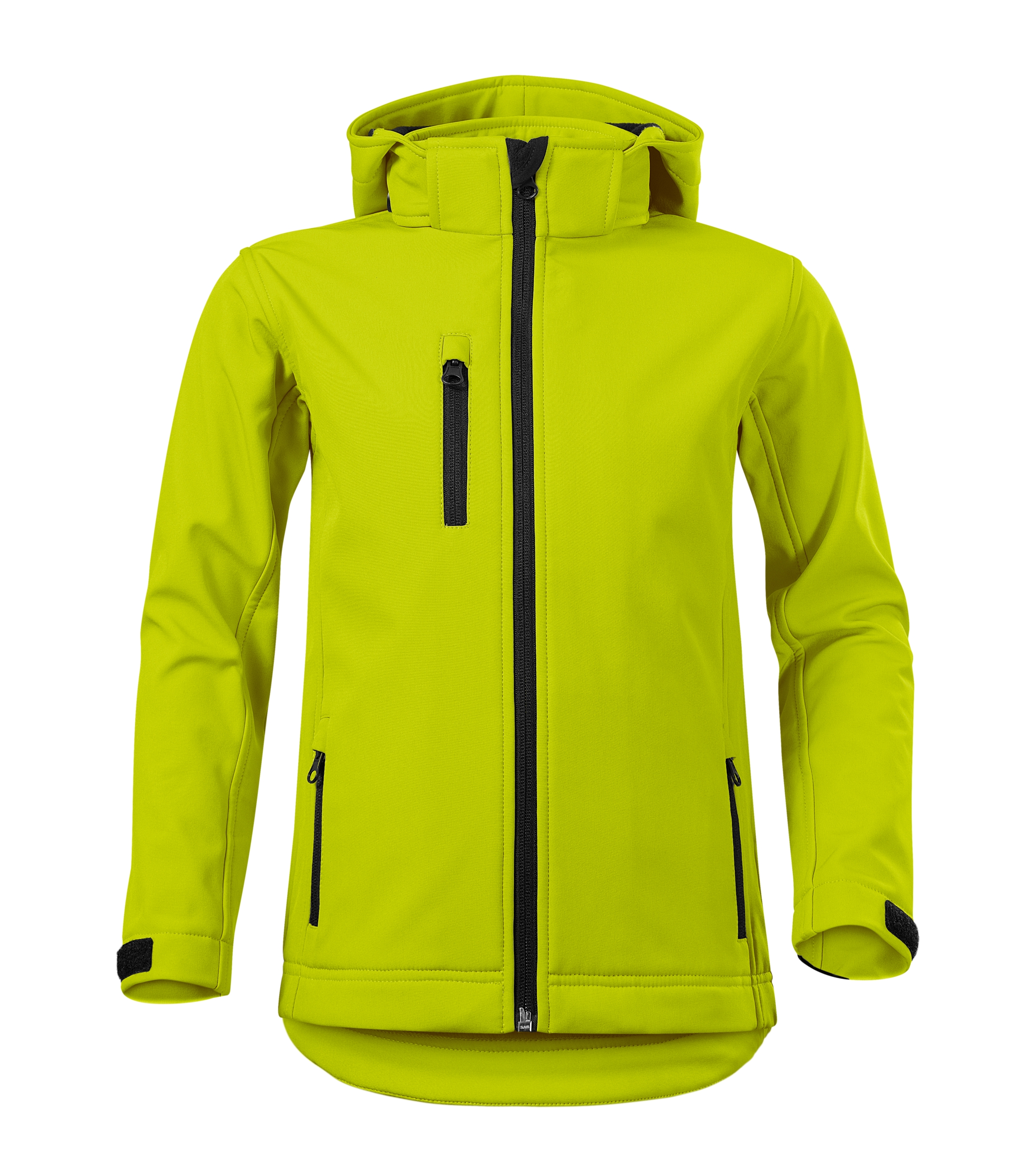 Softshelljacke Kinder - Performance 535 - mit Brusttasche und abnehmbare Kapuze - Übergangsjacke für Jungen und Mädchen