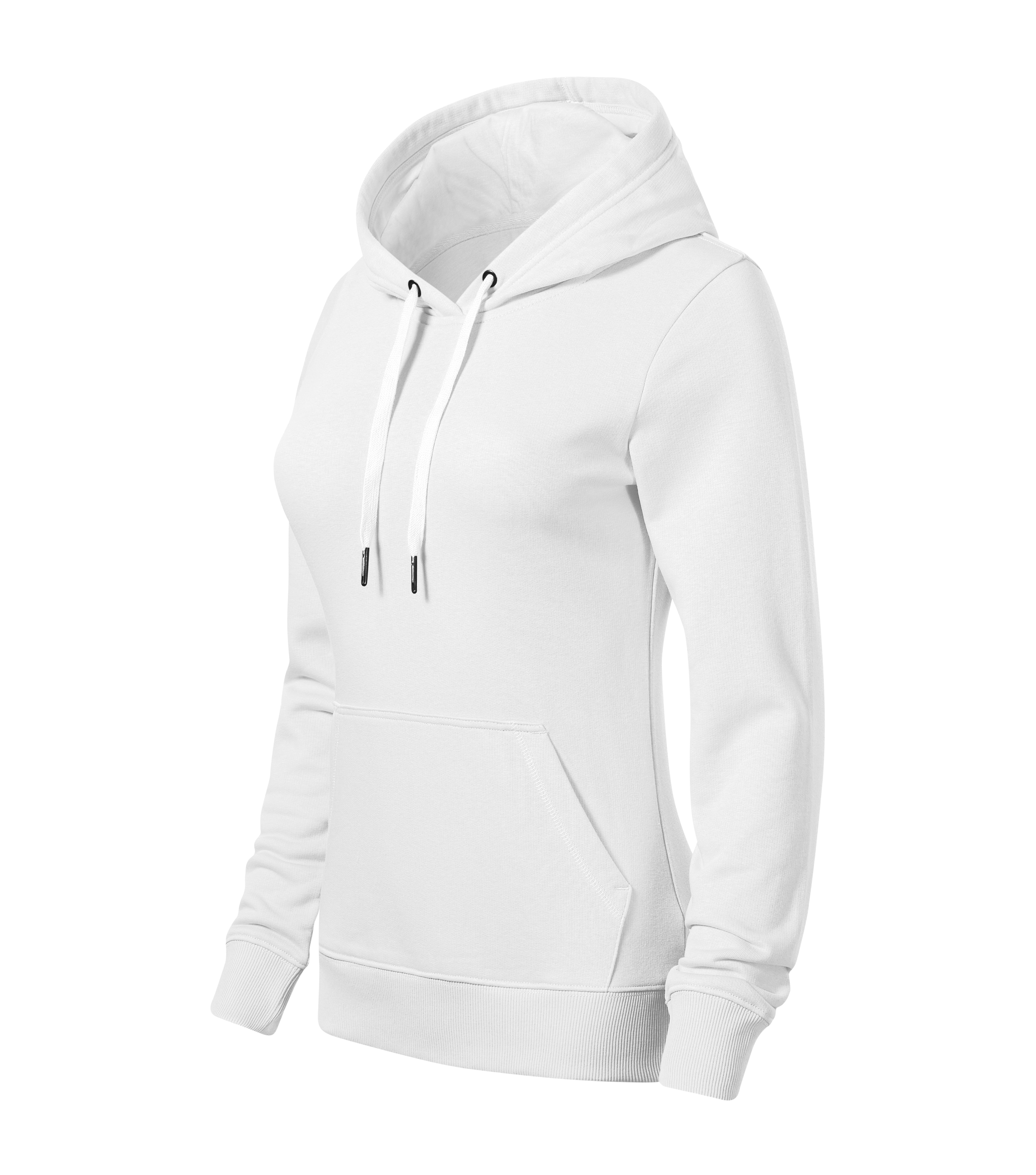 Basic Damen Pullover - BREAK (GRS) 841 Damen - leicht taillierter Schnitt mit Seitennähten und aufgesetzte Kängurutaschen - Sweatshirt Damen für Frauen und women 